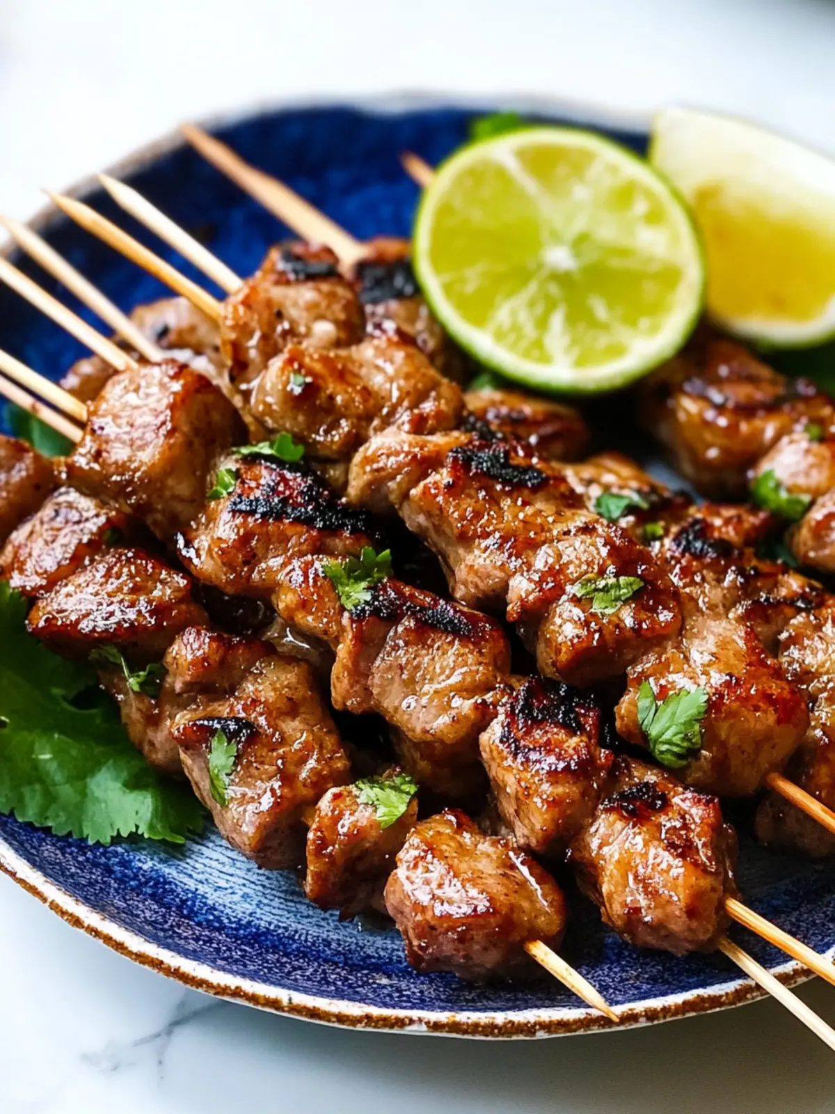 Moo Ping: Irresistibly Juicy Thai-Style Grilled Pork Skewers 3 Moo Ping (Thai-Style Grilled Pork Skewers)