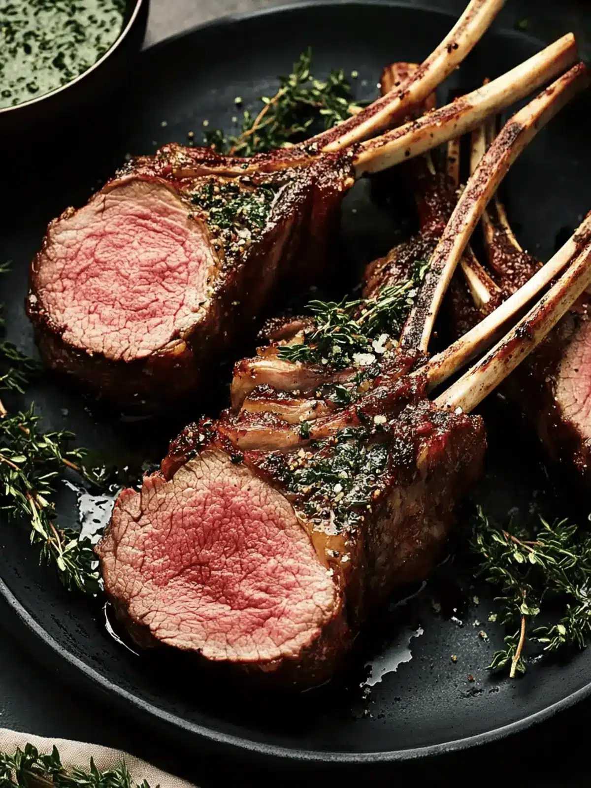 Irresistible Rack of Lamb with Herb Garlic Infusion 4 Rack of Lamb