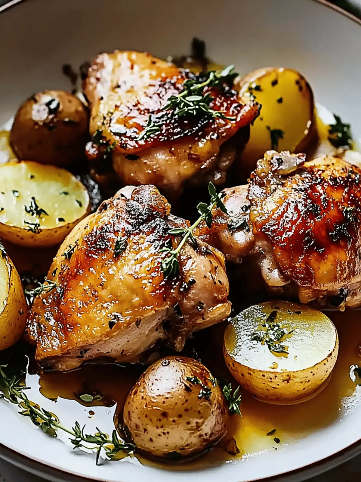 Savory Chicken Thighs and Potatoes for Cozy Family Dinners 2 Chicken Thighs and Potatoes