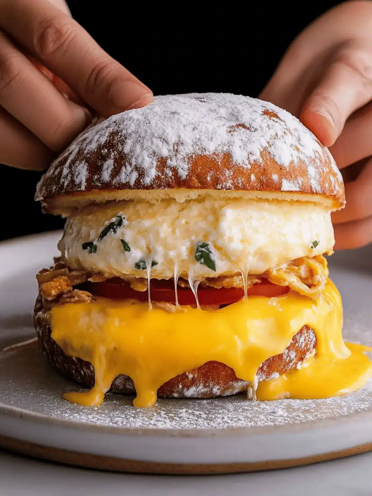 Indulge in Soufflé Carbonara Breakfast Sammich Bliss 3 Soufflé Carbonara Breakfast Sammich
