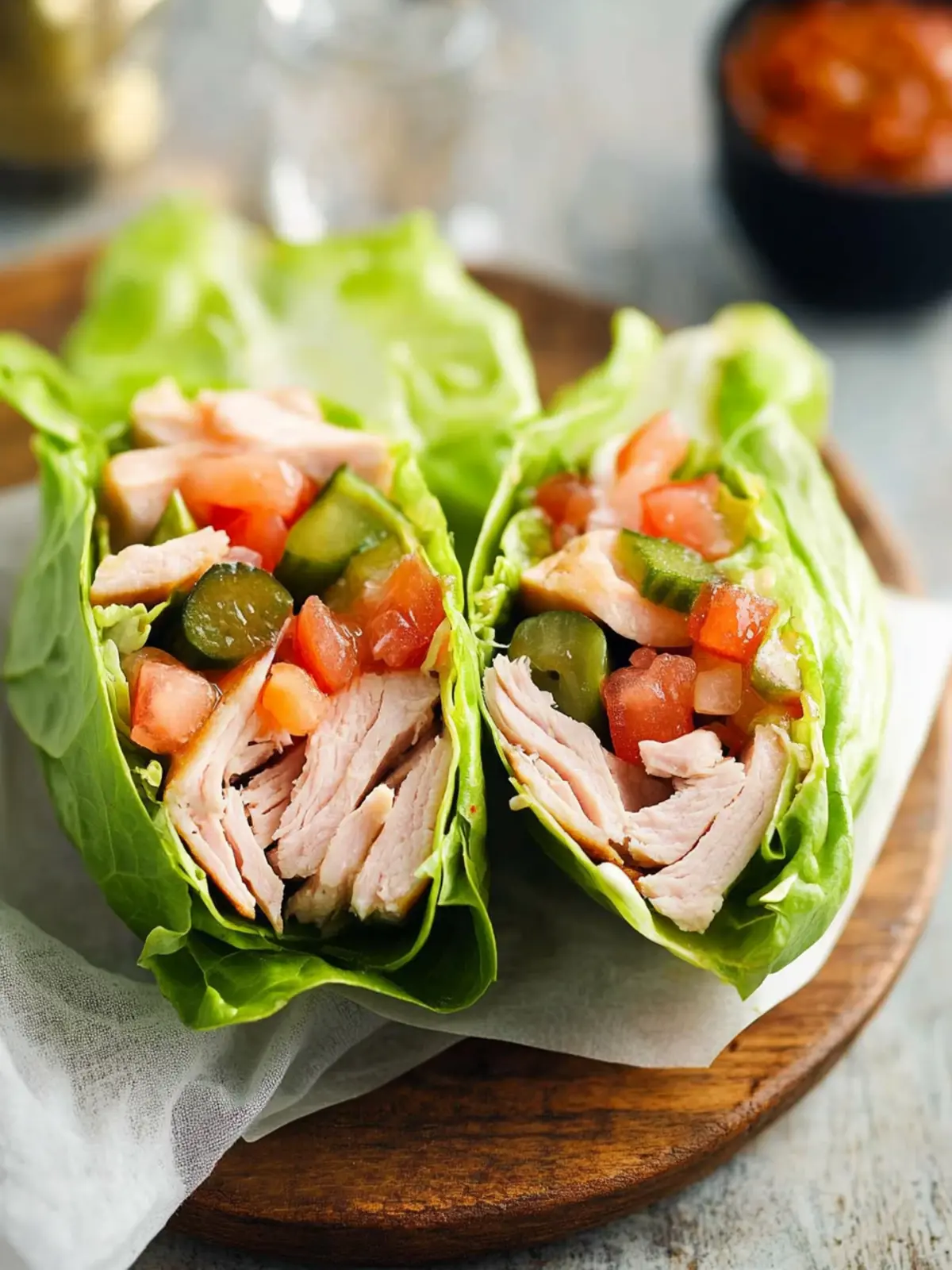 Savory Turkey Club Lettuce Wraps for a Fresh Twist 3 Turkey Club Lettuce Wrap