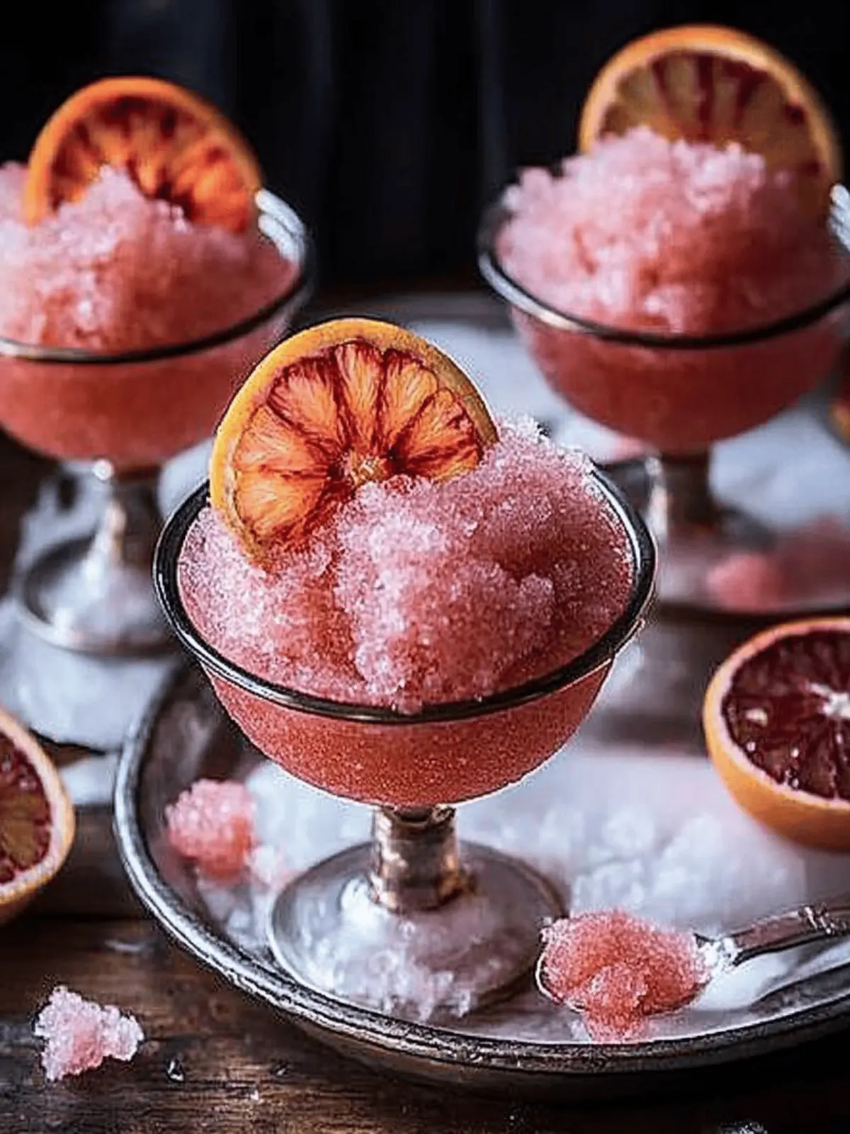 Blood Orange Elderflower Rosé Granita: Your Summer Chill Treat 2 Blood Orange Elderflower Rosé Granita