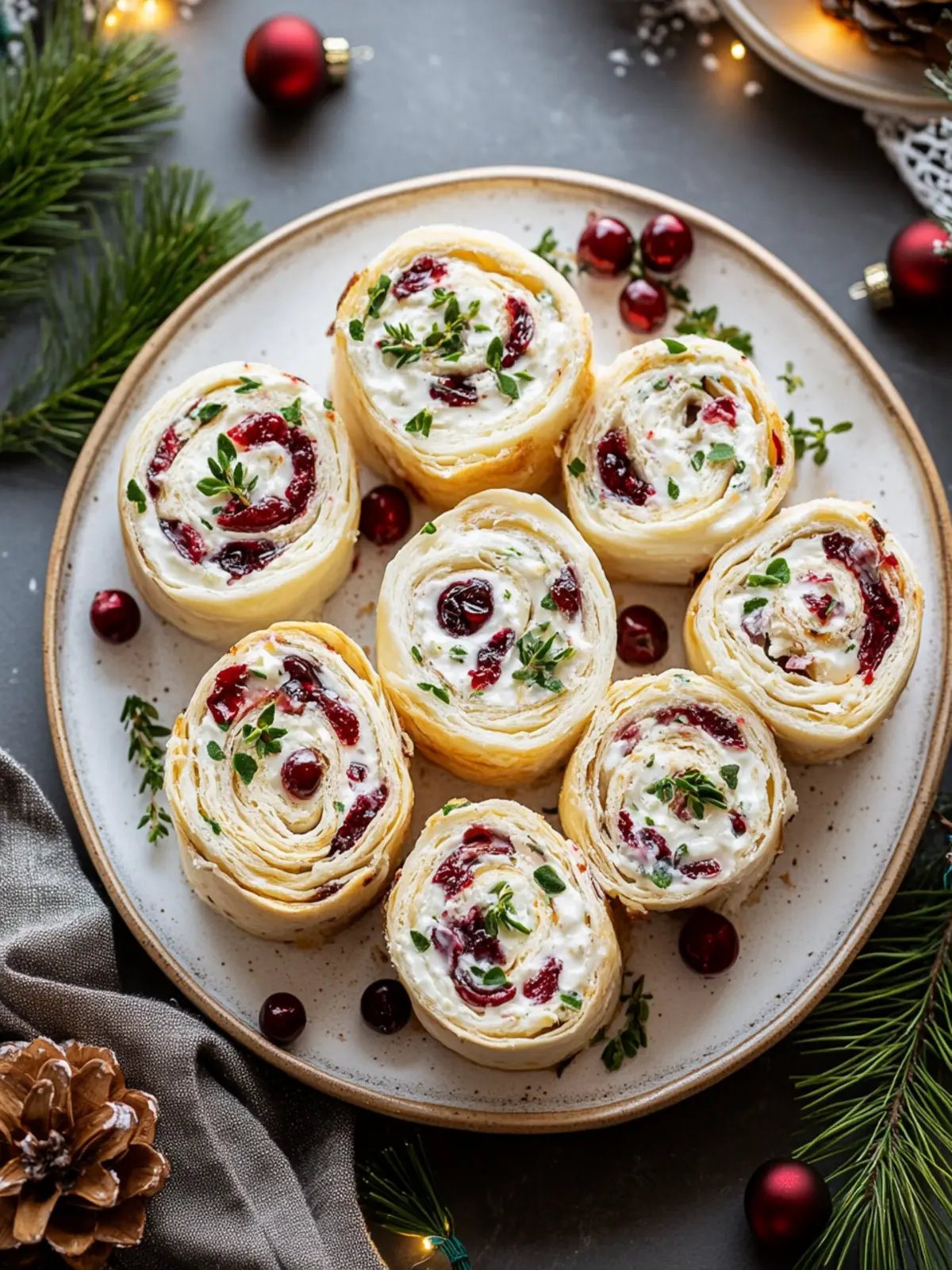 Savory Christmas Cranberry Roll Ups to Wow Your Holiday Guests 3 Savory Christmas Cranberry Roll Ups
