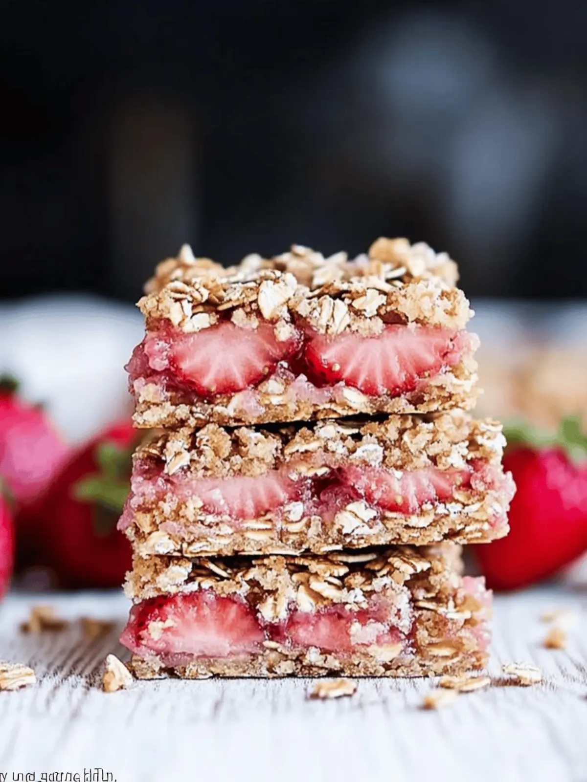 Sweet Strawberry Oatmeal Crumble Bars You'll Crave Daily 4 Strawberry Oatmeal Crumble Bars