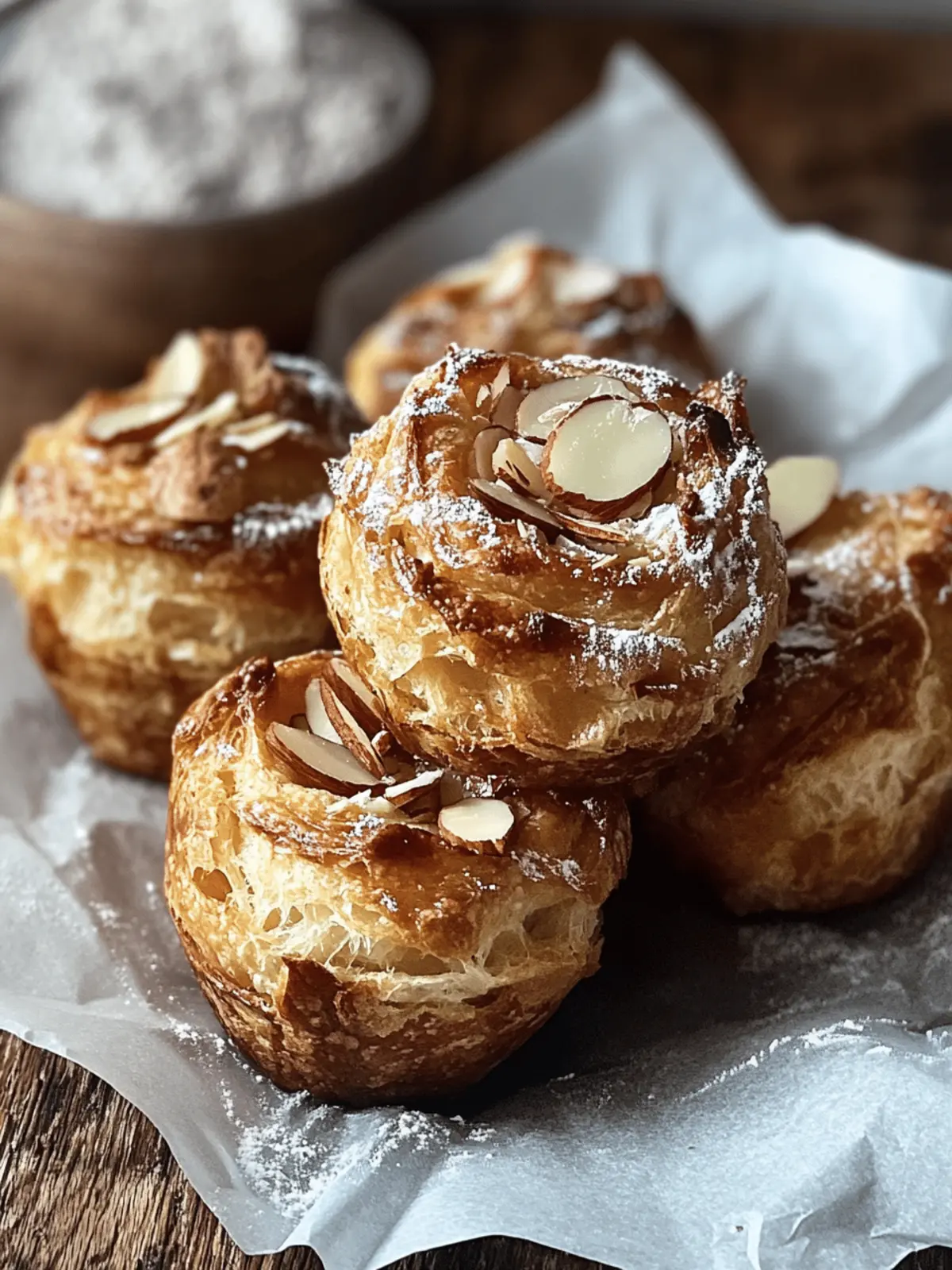 Sourdough Almond Cruffins: Flaky Delights for Any Occasion 4 Sourdough Almond Cruffins