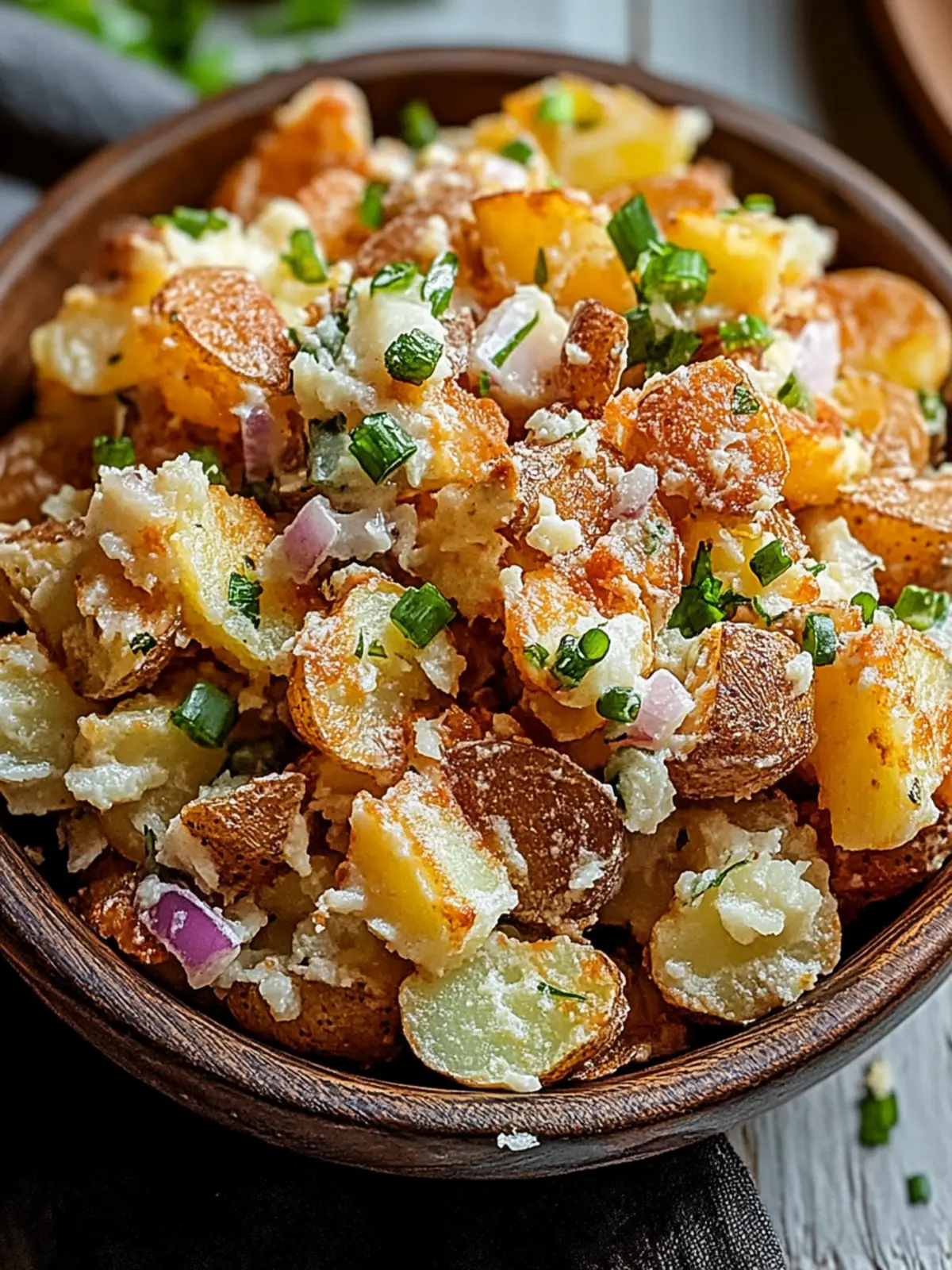 Crispy Smashed Potato Salad: The Ultimate Creamy Bliss 4 Crispy Smashed Potato Salad