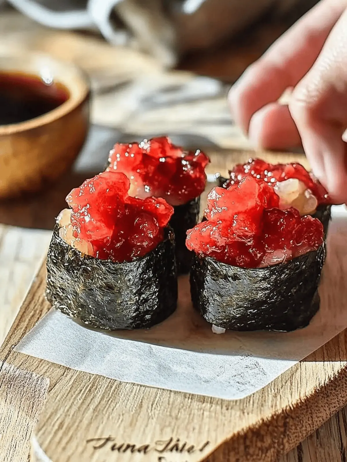 Vegan "Tuna" Gunkan Maki Sushi You ll Crave Again and Again 2 Tuna Gunkan Maki Sushi