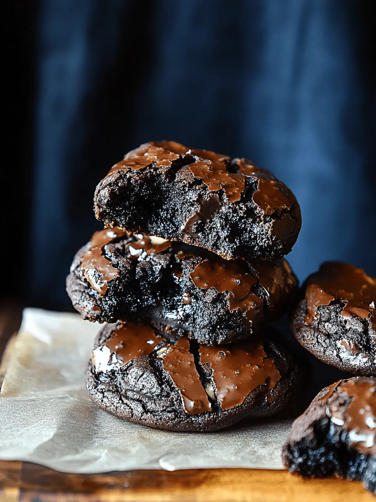 Decadent Flourless Dark Chocolate Brownie Cookies You ll Love 4 Flourless Dark Chocolate Brownie Cookies