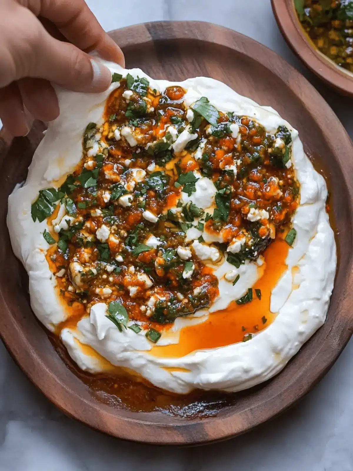 Sizzling Achaari Labneh Dip: Your New Favorite Party Appetizer 2 Sizzling Achaari Labneh Dip
