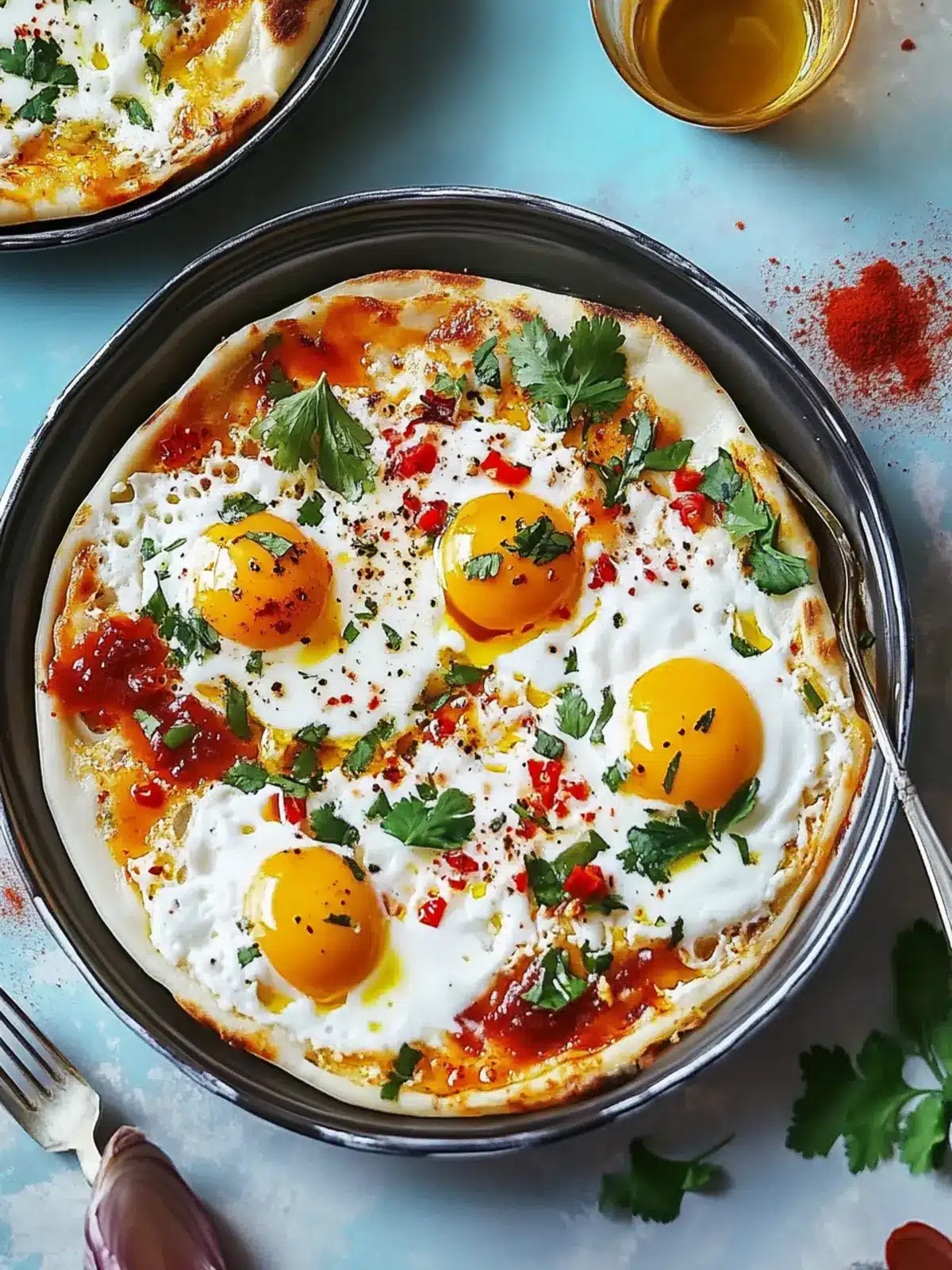 Savor Homemade Ãilbir: Irresistibly Creamy Turkish Eggs 3 Ãilbir (Turkish Eggs)