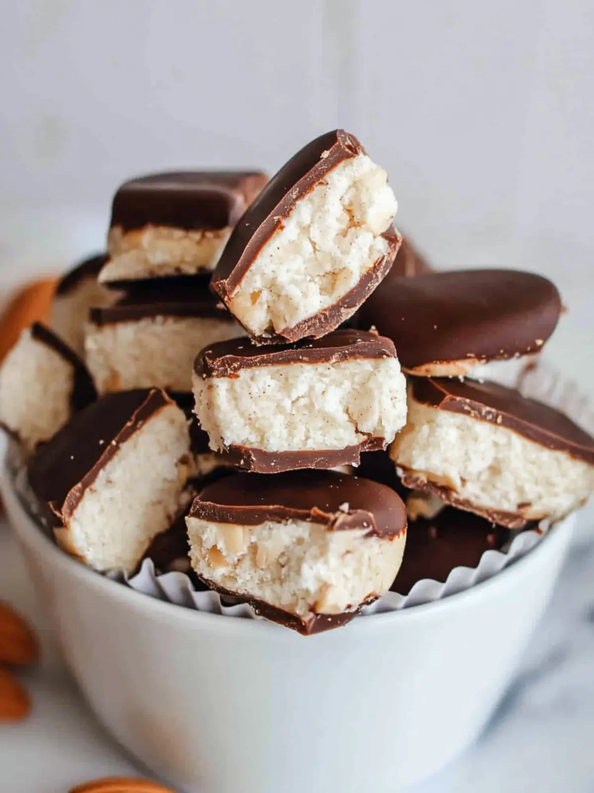 Healthy Almond Joys Recipe: Decadent Vegan No-Bake Bites 3 healthy almond joys