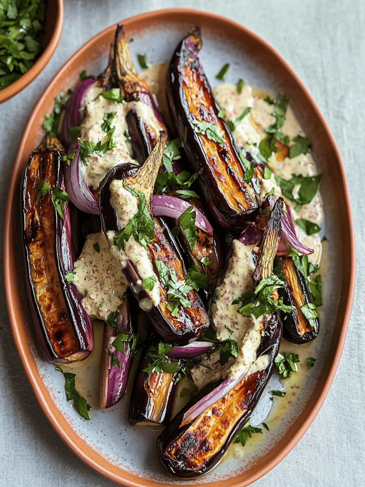 Roasted Eggplant with Miso Tahini: A Flavorful Vegan Delight 4 Roasted Eggplant with Miso Tahini