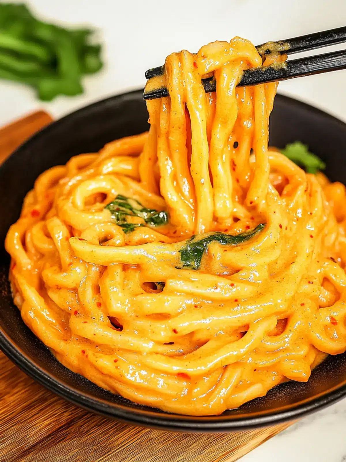 Creamy Gochujang Udon Noodles for Comfort and Spice 4 Creamy Gochujang Udon Noodles