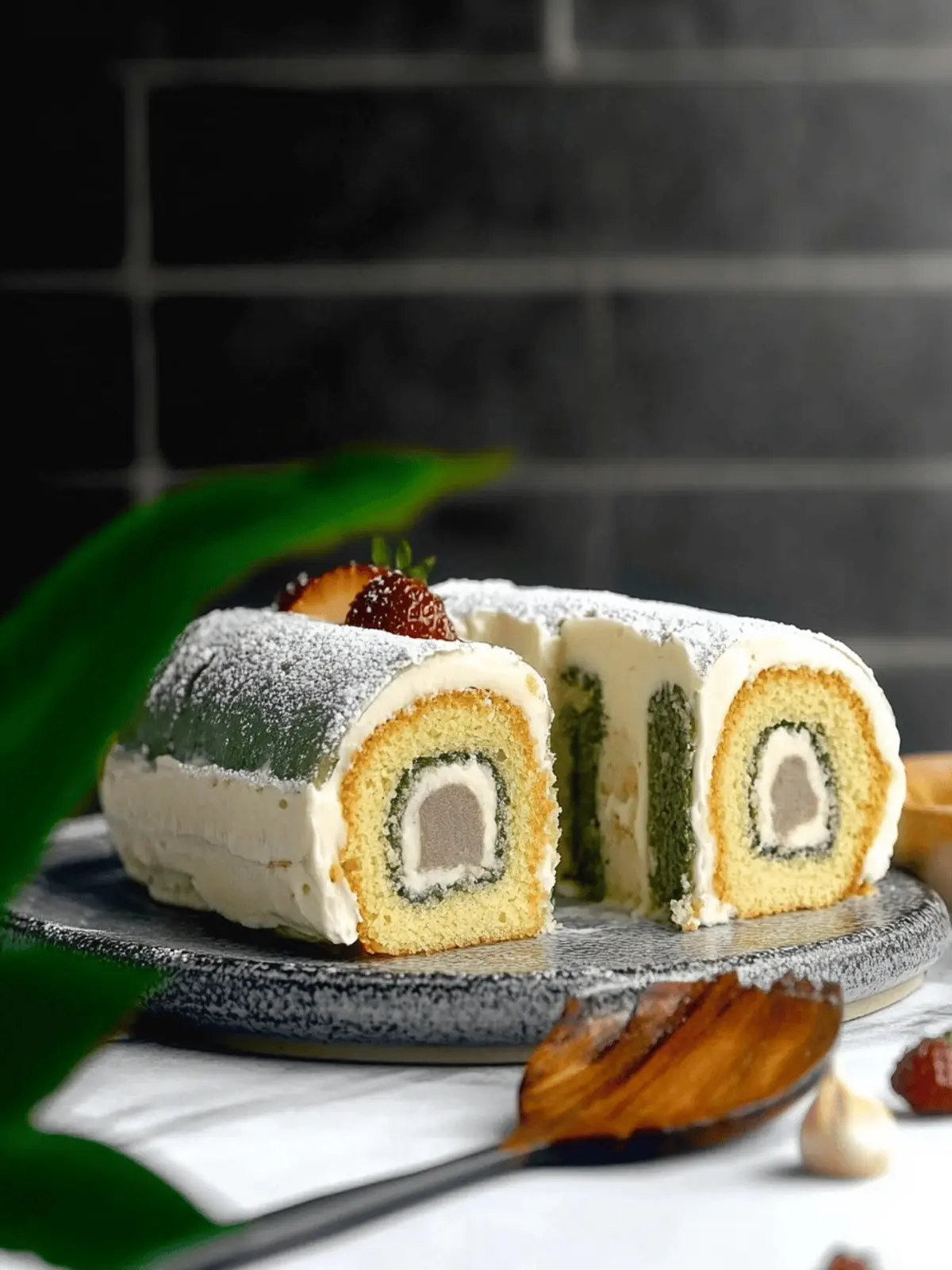 Yomogi Daifuku Roll Cake: A Herbal Delight for Spring Indulgence 4 yomogi daifuku roll cake