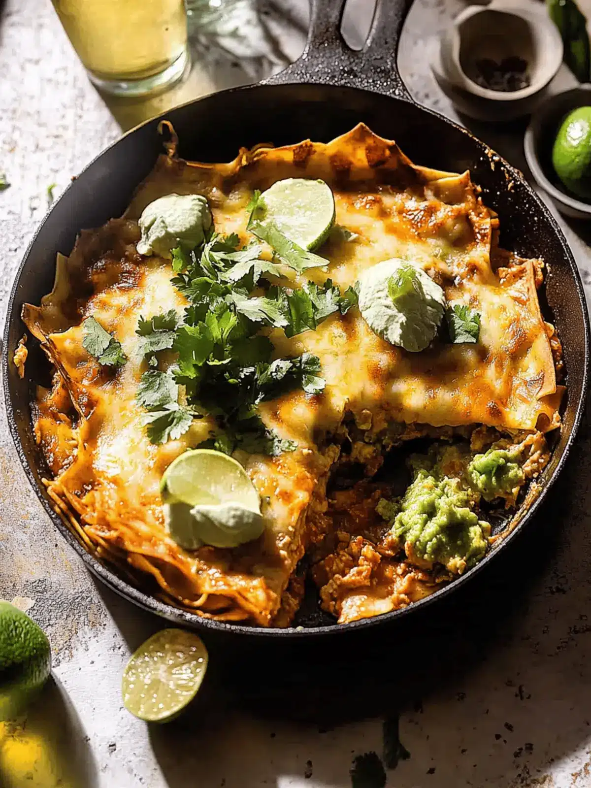 Savor Easy Skillet Mexican Lasagna for Quick Family Feasts 2 Easy Skillet Mexican Lasagna.