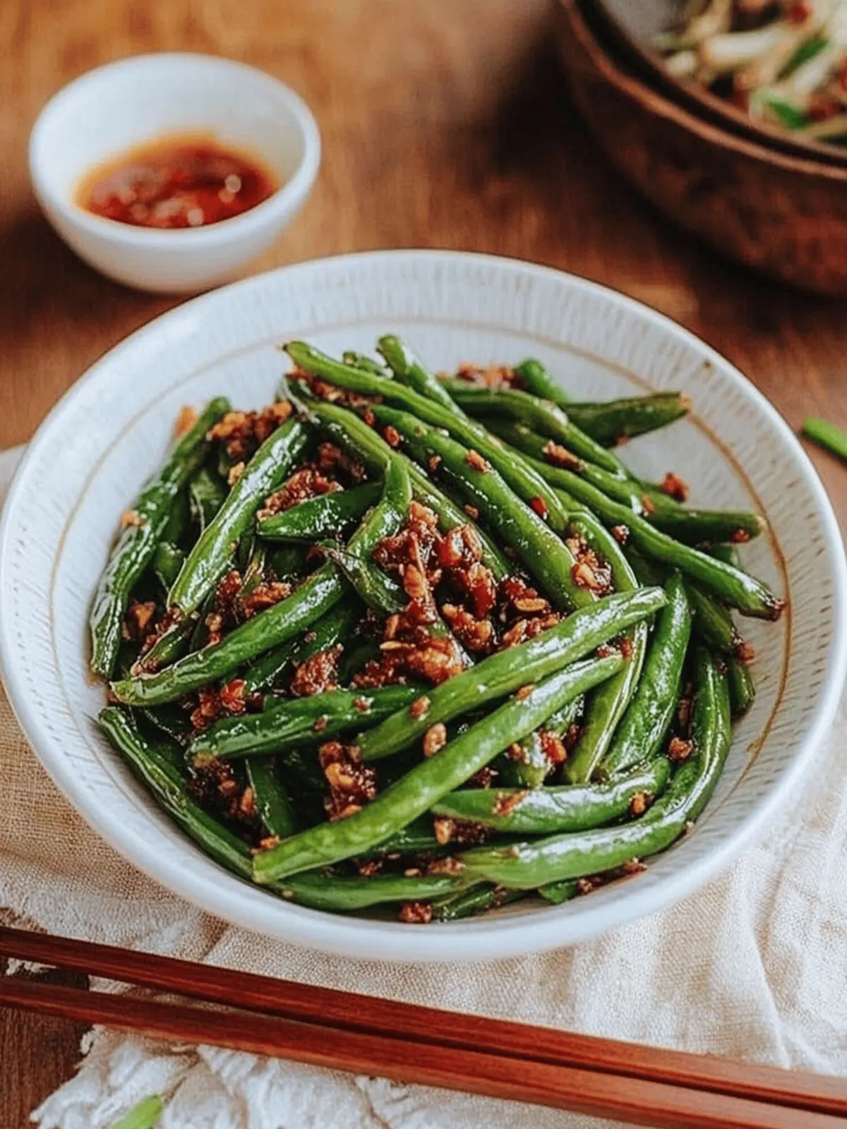 Sichuan Dry Fried String Beans: Bursting with Flavor and Crunch 2 Sichuan Dry Fried String Beans
