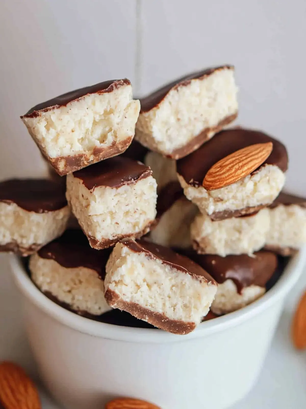 Healthy Almond Joys Recipe: Decadent Vegan No-Bake Bites 4 healthy almond joys