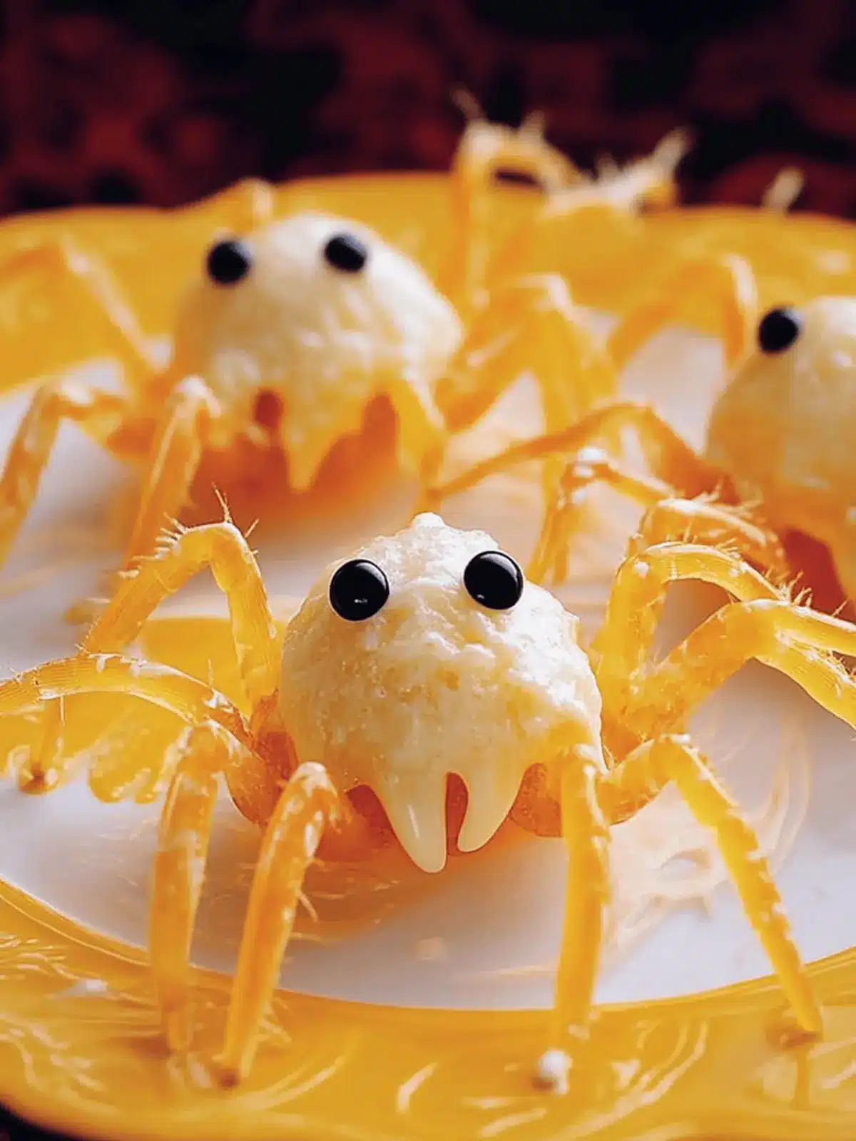 Easy Cheesy Spiders: Fun Halloween Appetizers for Everyone 2 Cheesy Spiders