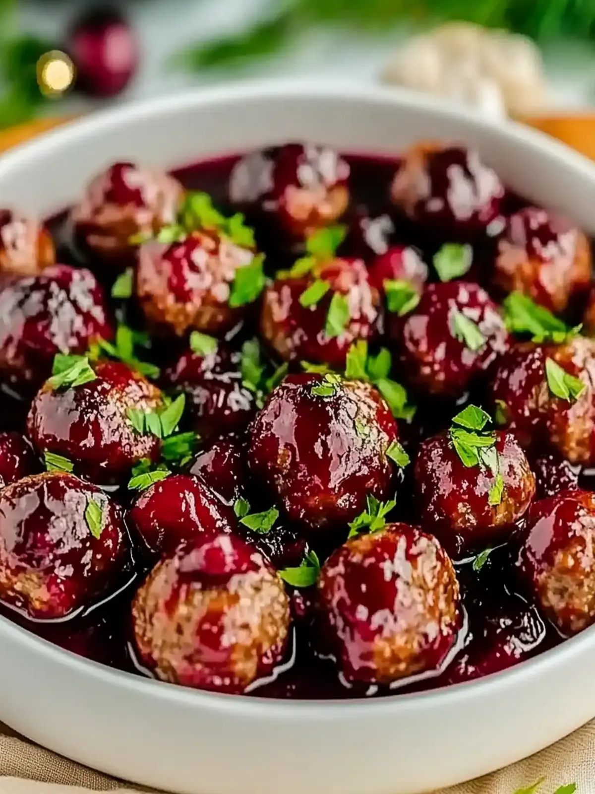 Quick Christmas Cranberry Meatballs That Steal the Show 2 Quick Christmas Cranberry Meatballs
