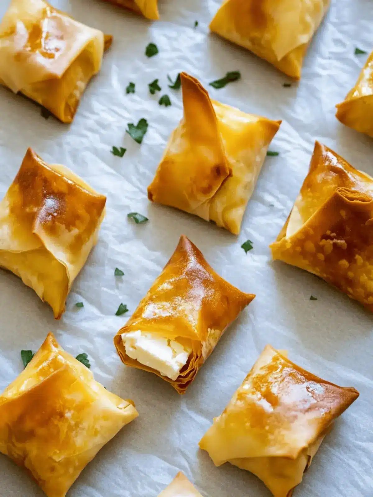 Irresistible Baked Feta Bites in Phyllo Pastry You'll Love 3 Baked Feta Bites in Phyllo Pastry