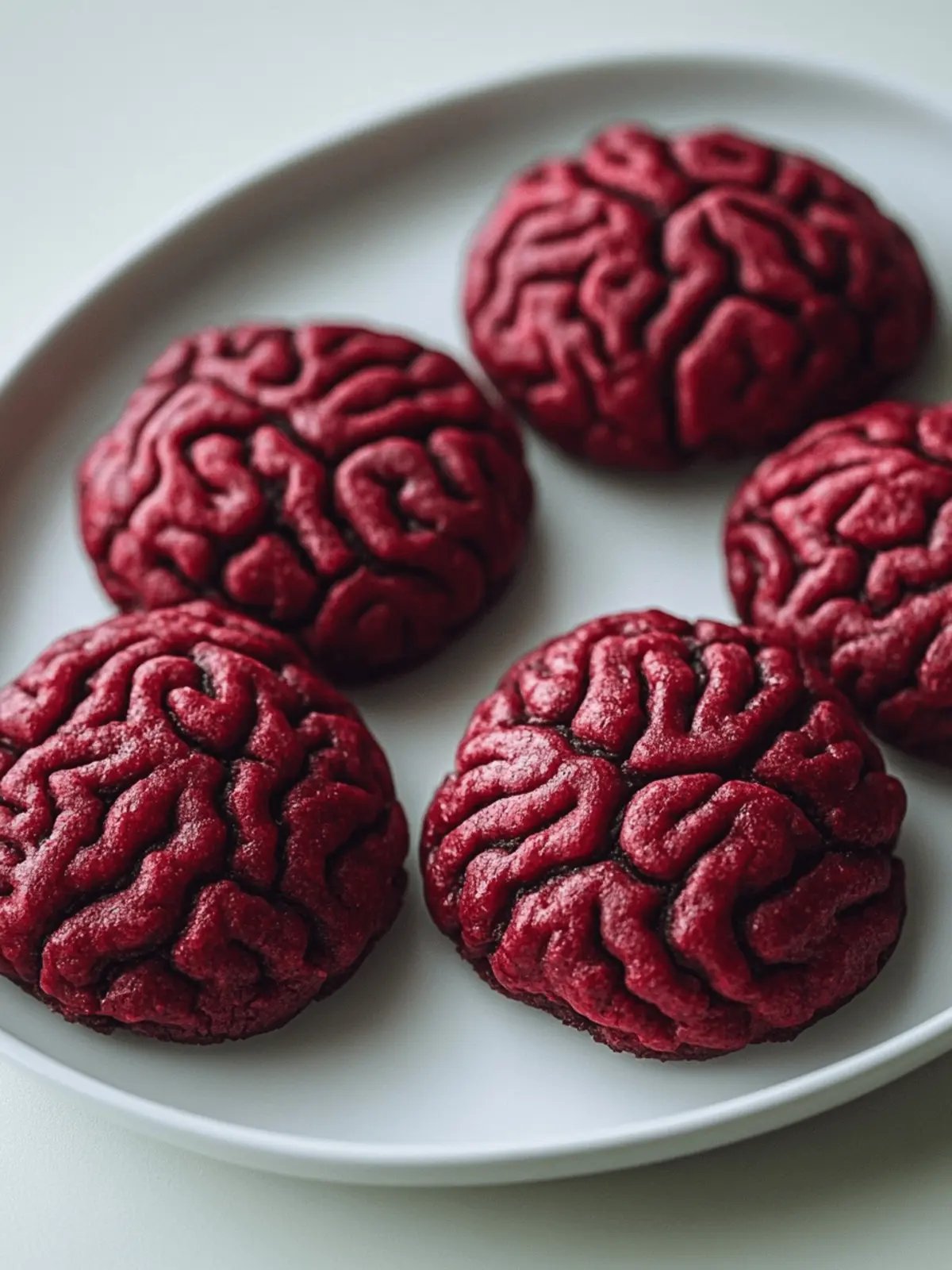 Creepy Zombie Brain Cookies for Spooky Halloween Treats 4 Zombie Brain Cookies