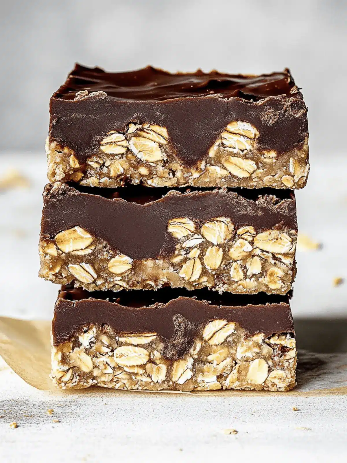 Mouthwatering Chocolate Fudge Oat Bars You Can No-Bake 4 Chocolate Fudge Oat Bars