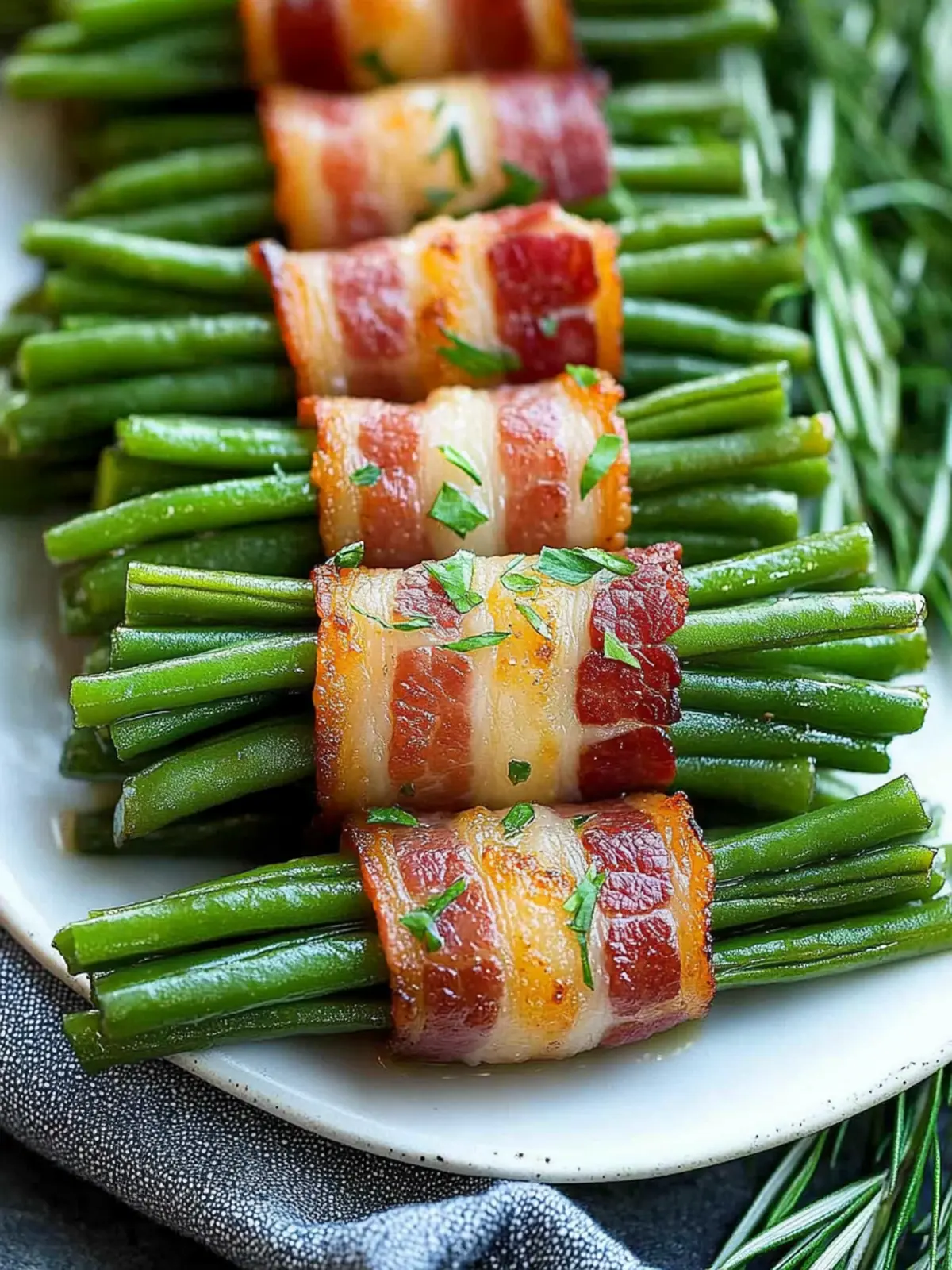 Bacon Green Bean Bundles: A Savory Twist on Veggies 2 Bacon Green Bean Bundles