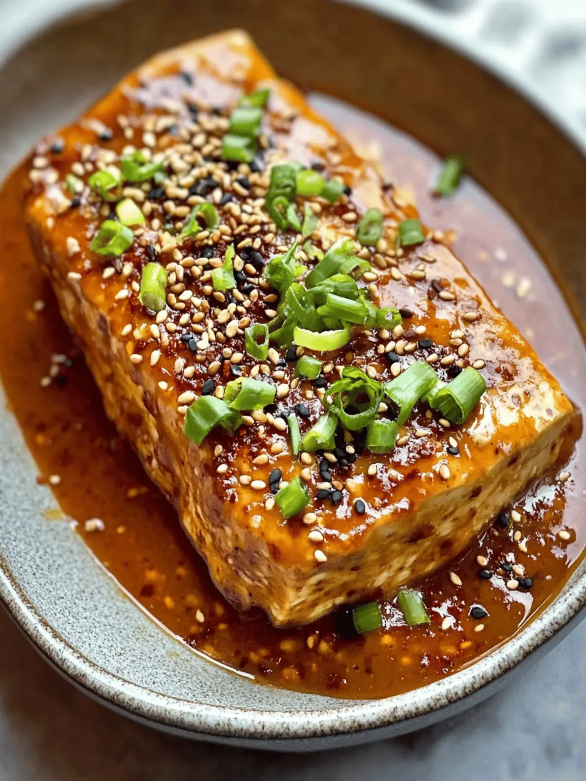 Peanut Gochujang Silken Tofu: Quick, Creamy Vegan Bliss 4 Peanut Gochujang Silken Tofu