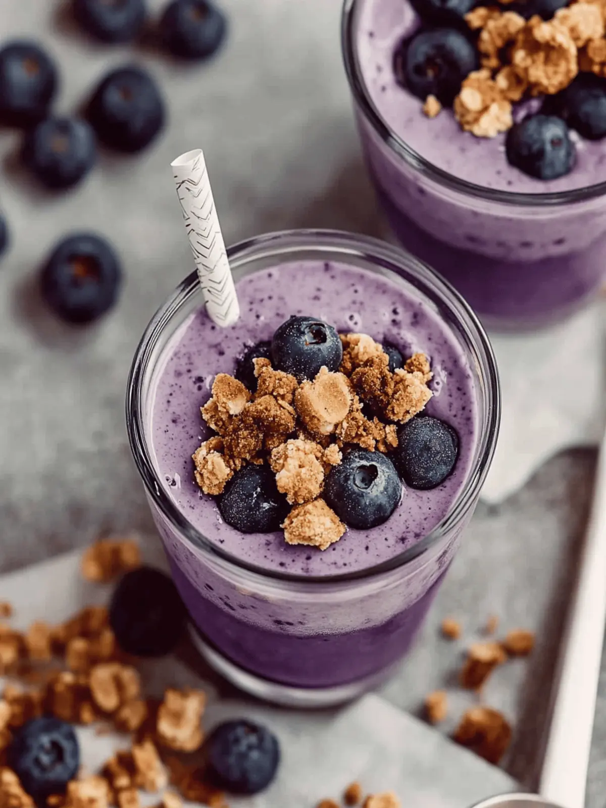 Blueberry Cobbler Smoothie: Your Gut-Healthy Dessert Delight 3 Blueberry Cobbler Smoothie