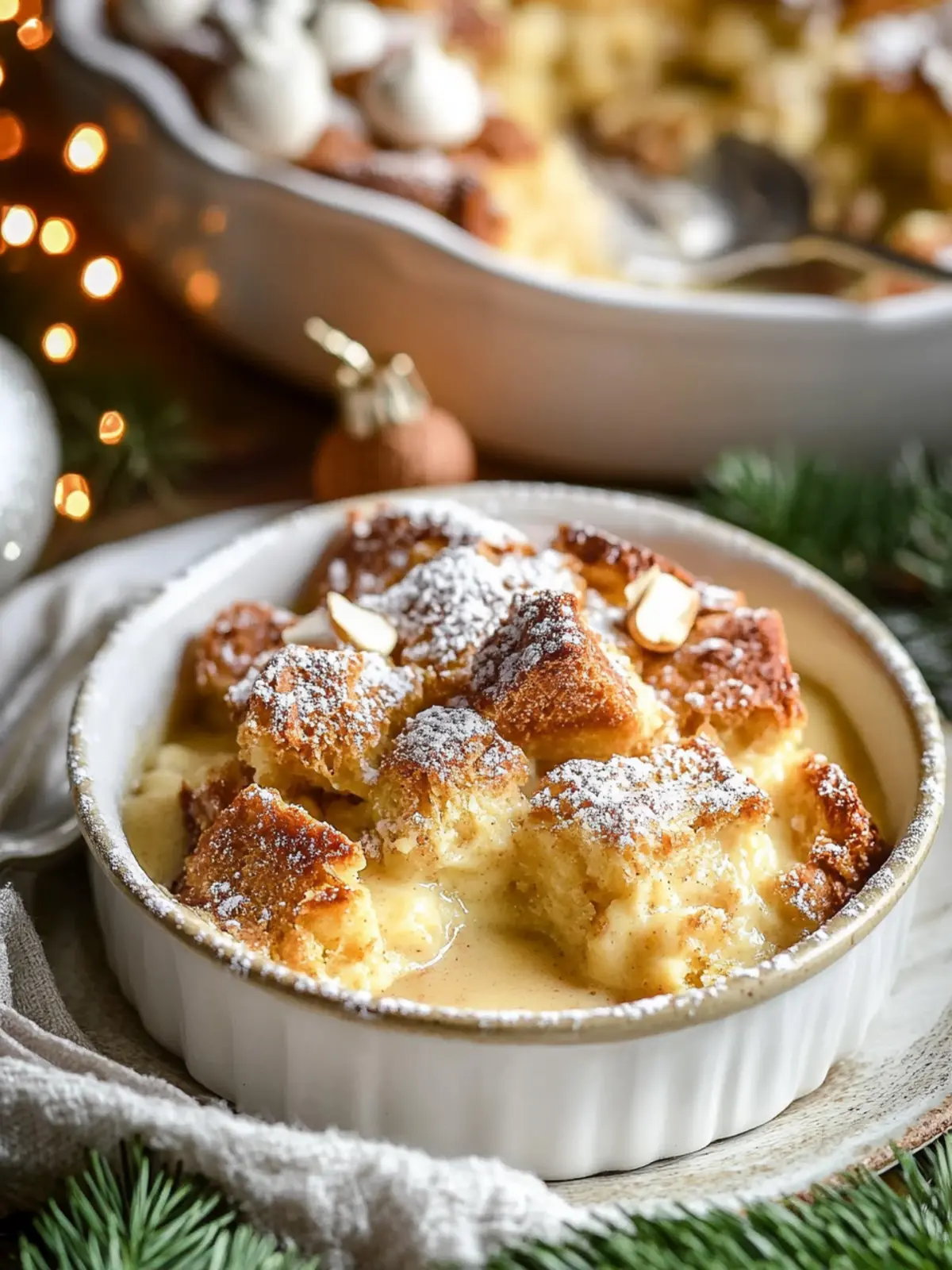 Cozy Eggnog Bread Pudding: Your Holiday Dessert Hero 4 Eggnog Bread Pudding