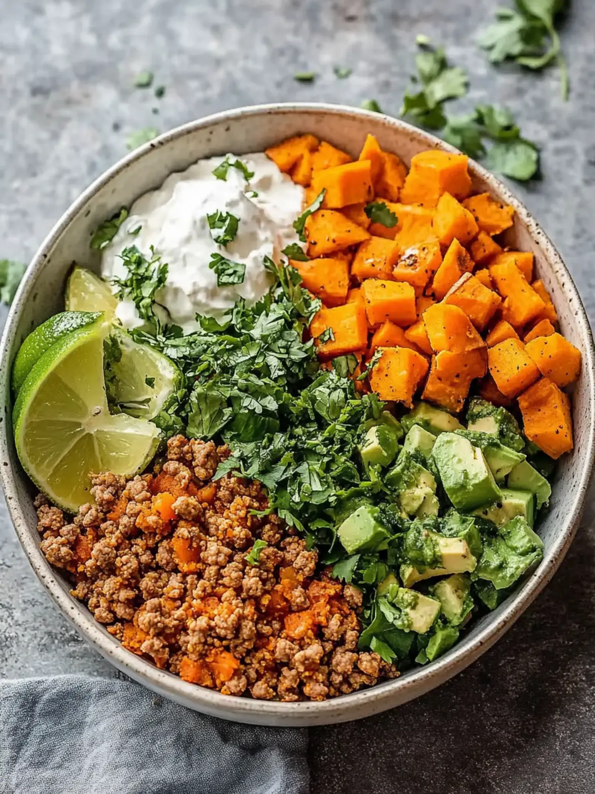Baked Ground Turkey Sweet Potato Bowl: Your Custom Dinner Bliss 4 Baked Ground Turkey Sweet Potato Bowl