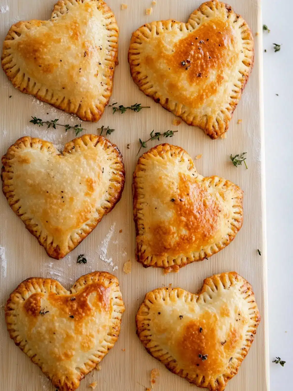Mini Heart-Shaped Calzones That Everyone Will Adore 4 Mini Heart-Shaped Calzones
