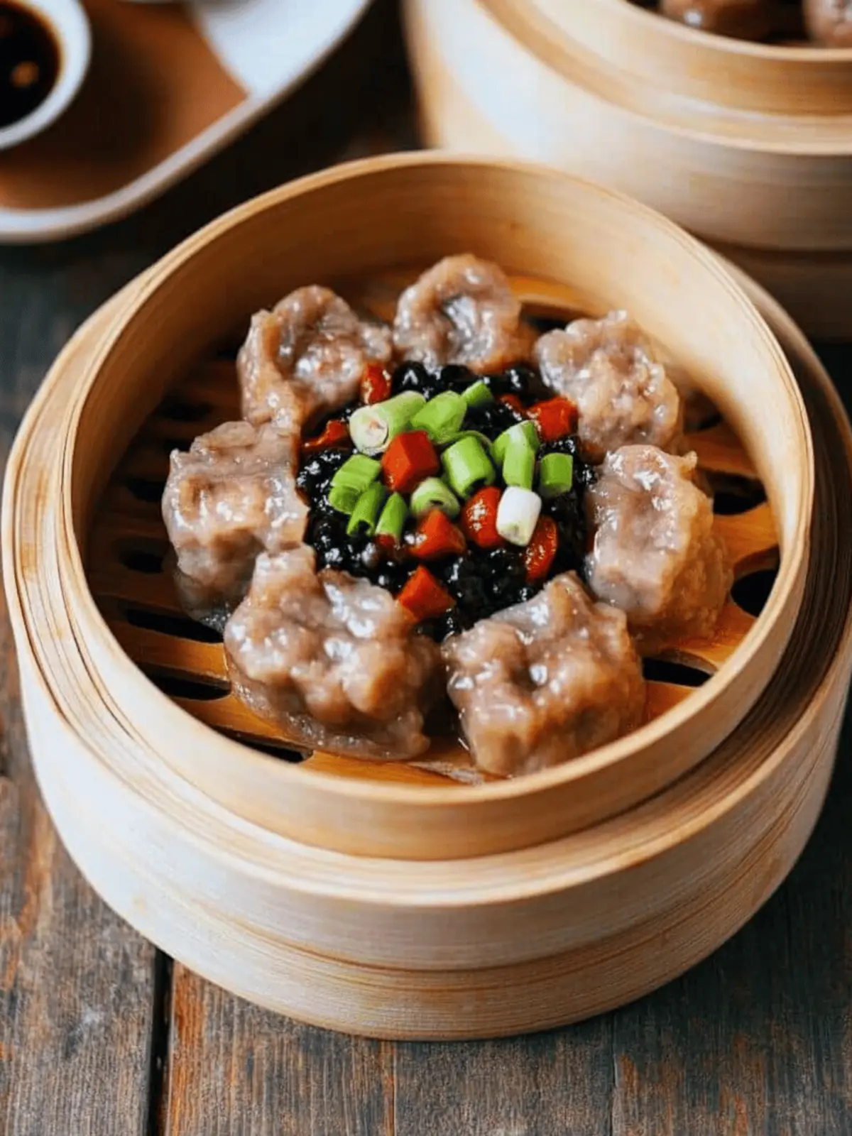 Master Delicious Dim Sum Steamed Spare Ribs with Black Beans 2 Dim Sum Steamed Spare Ribs with Black Beans