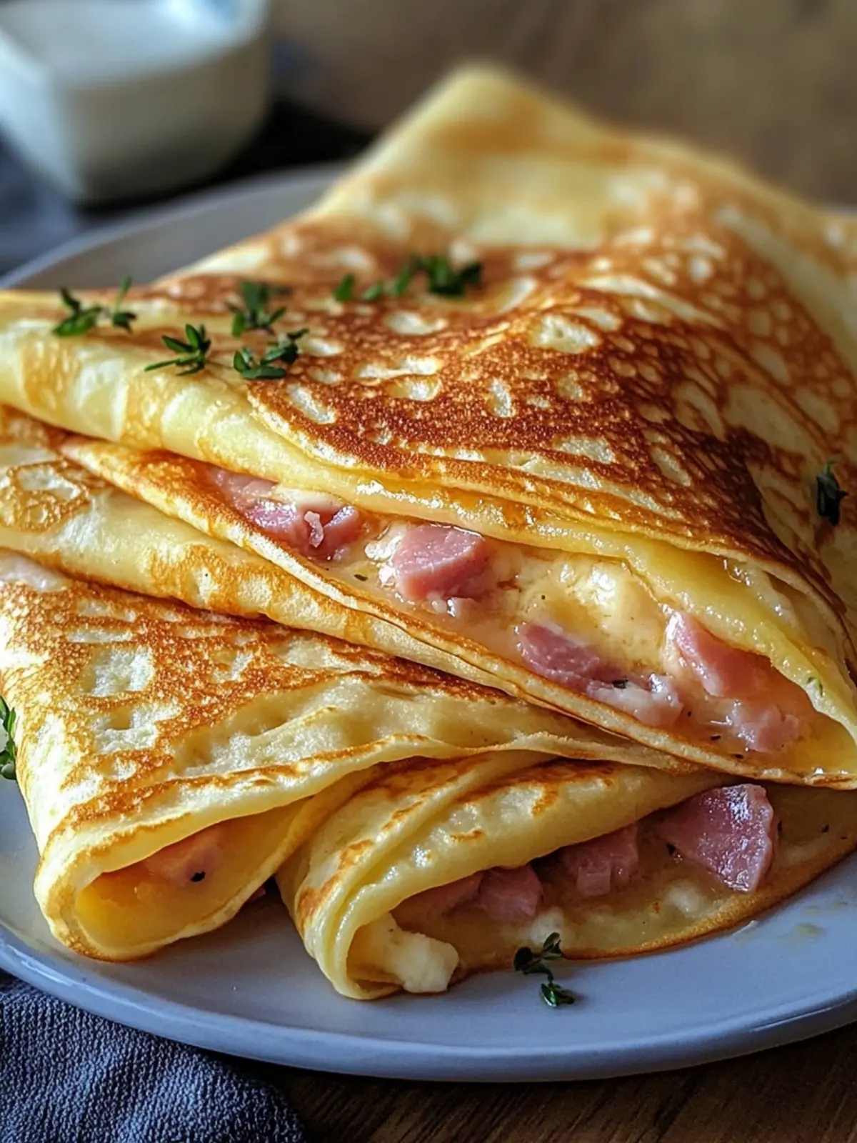 Mouthwatering Ham Cheese French Crêpes You ll Love to Make 2 Ham Cheese French Crêpes