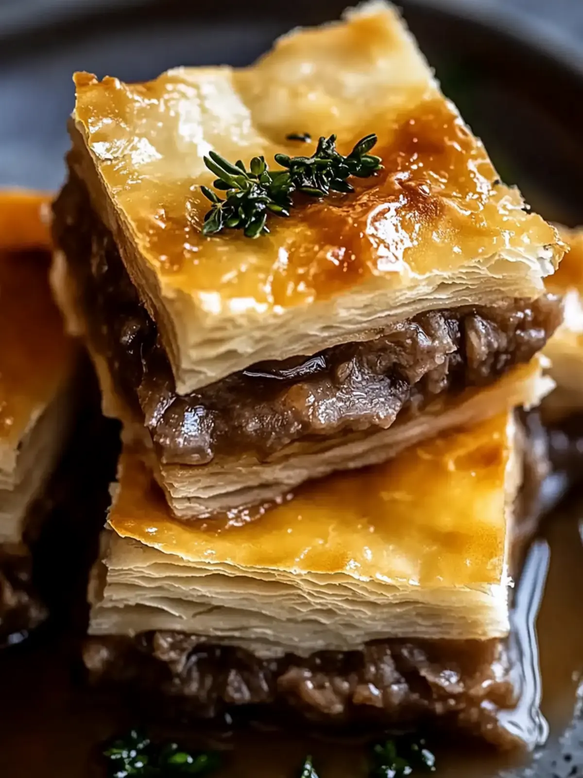 Savory French Dip Squares: The Perfect Shareable Comfort Food 3 French Dip Squares