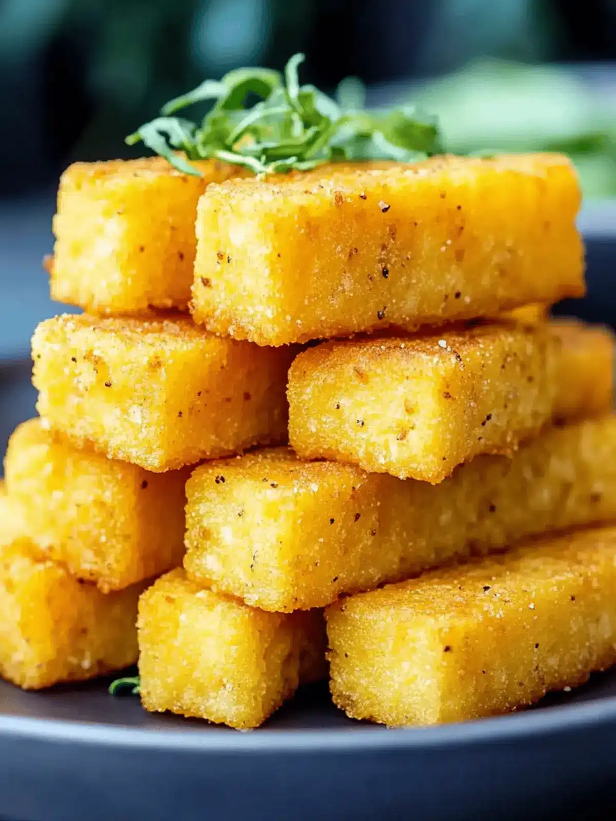 Crispy and Cheesy Fried Polenta Chips You ll Love! 2 Fried Polenta Chips Crispy and Cheesy