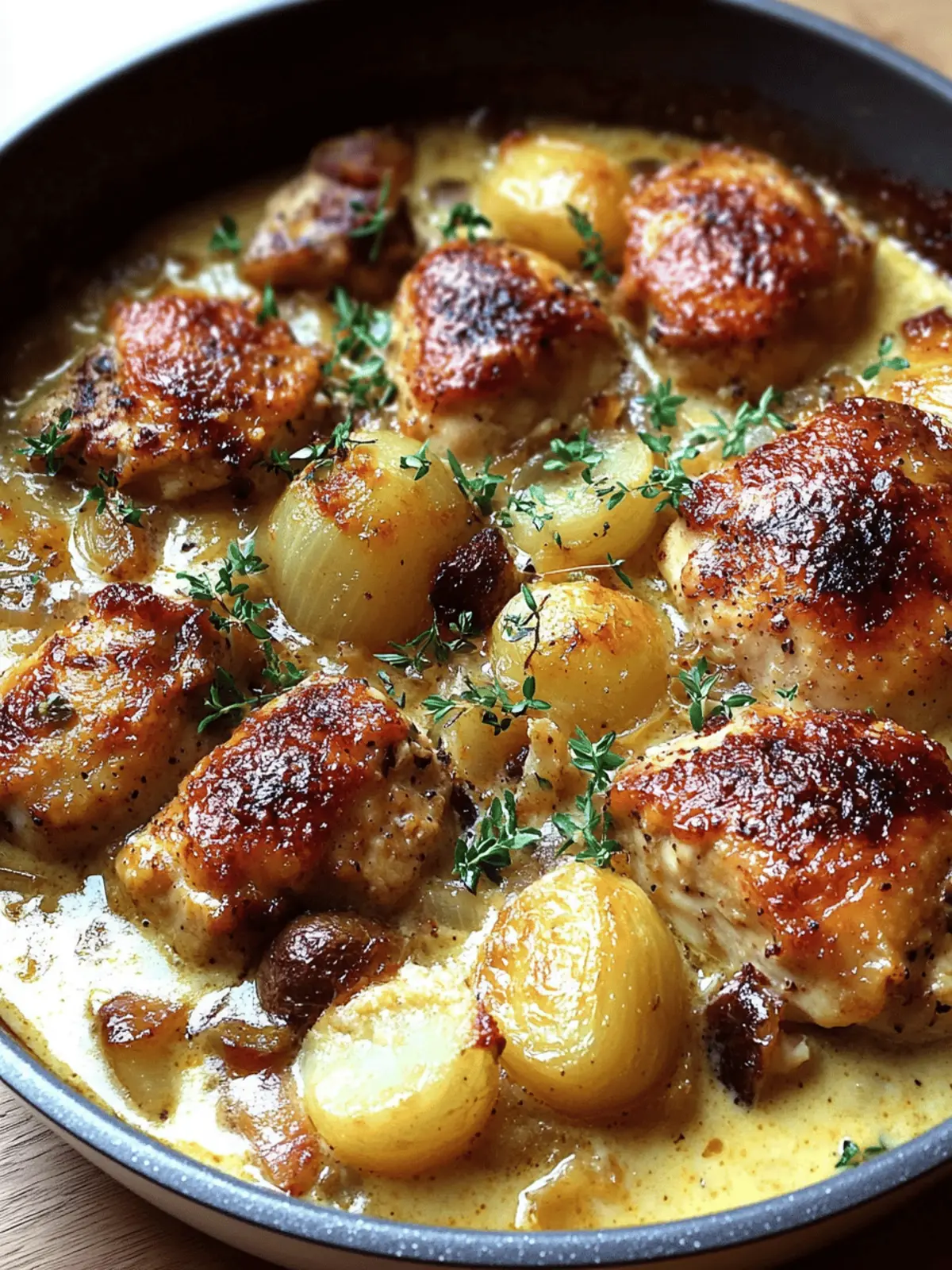 Creamy French Style Chicken Casserole a la Normande Bliss 4 Creamy French Style Chicken Casserole a la Normande