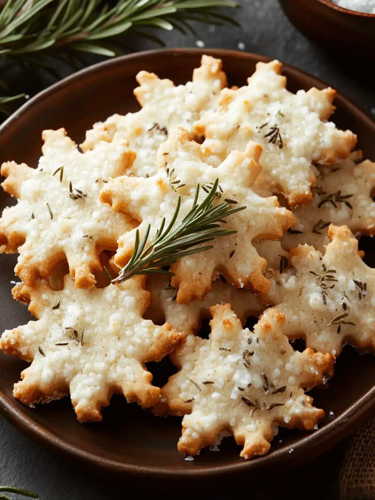 Savory Rosemary-Parmesan Snowflake Cookies for Festive Gatherings 4 Savory Rosemary-Parmesan Snowflake Cookies