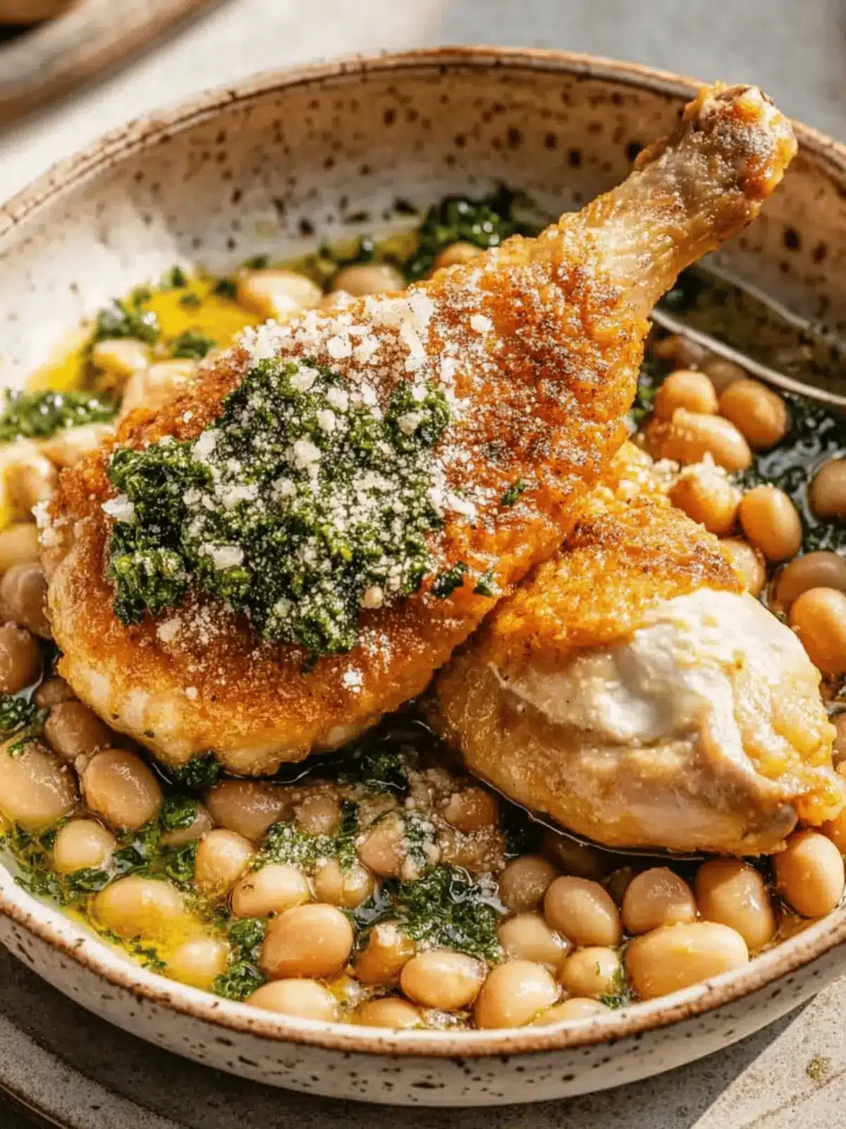 Crispy Chicken with Cannellini Beans for Effortless Flavor 2 Crispy Chicken with Cannellini Beans