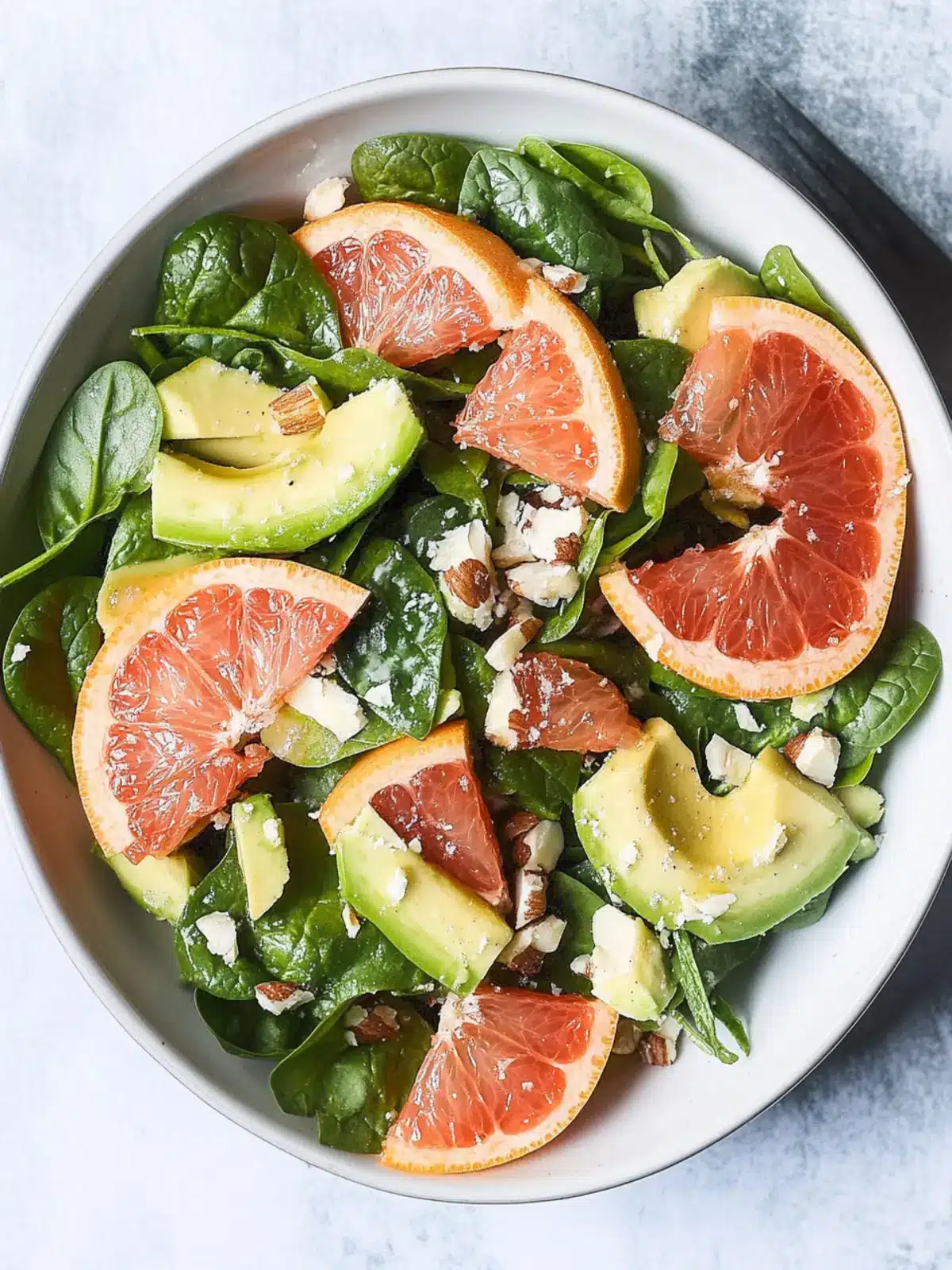Grapefruit & Avocado Spinach Salad: A Fresh Flavor Boost 2 grapefruit & avocado spinach salad