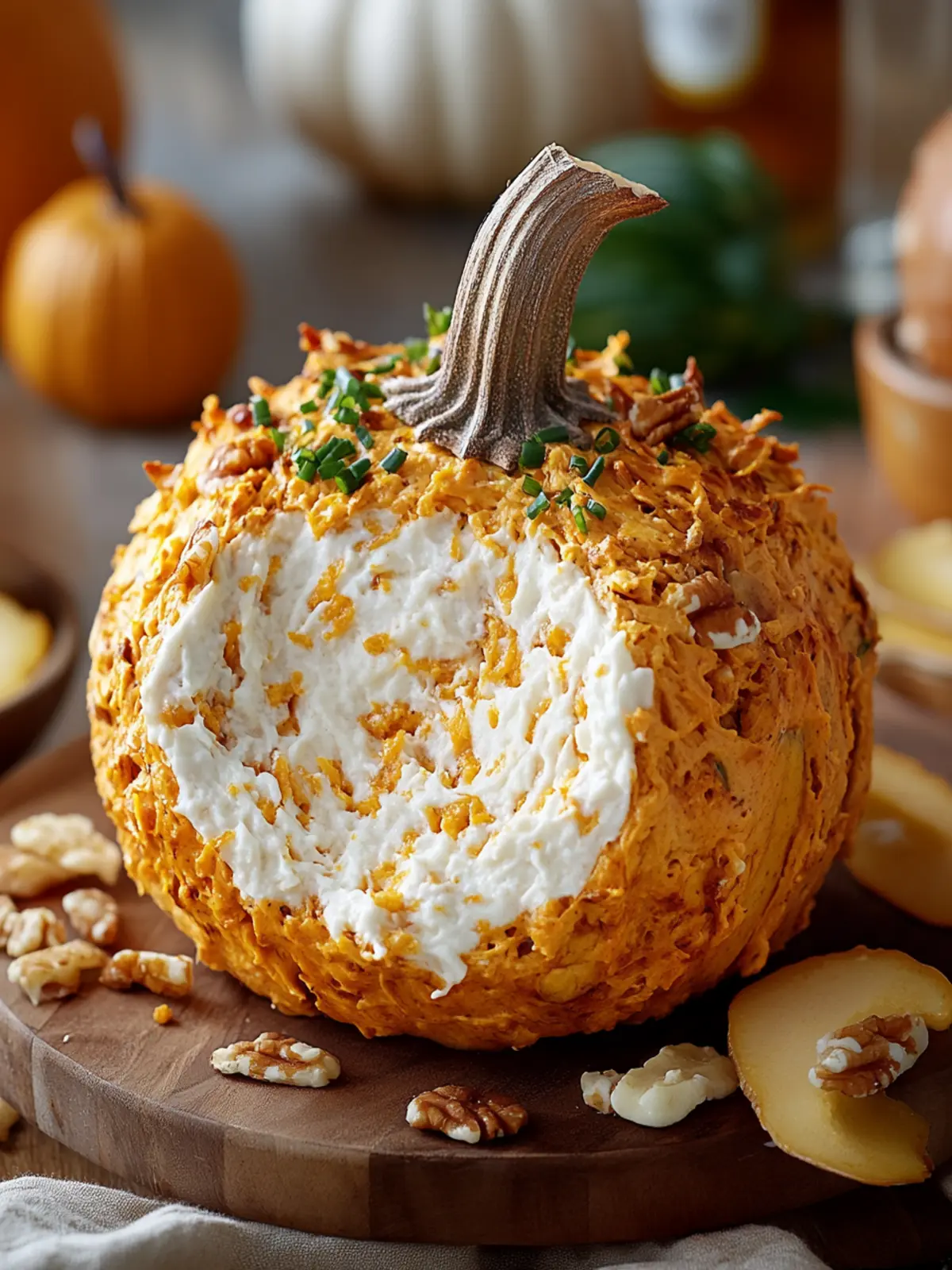 Fall in Love with This Creamy Pumpkin Cheese Ball Recipe 3 Pumpkin Cheese Ball