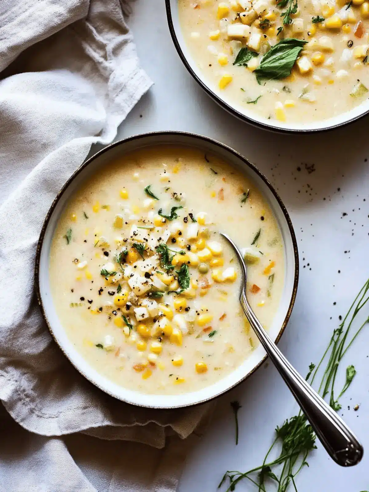 Creamy Summer Corn Chowder Soup Packed with Fresh Zucchini 3 Summer Corn Chowder Soup