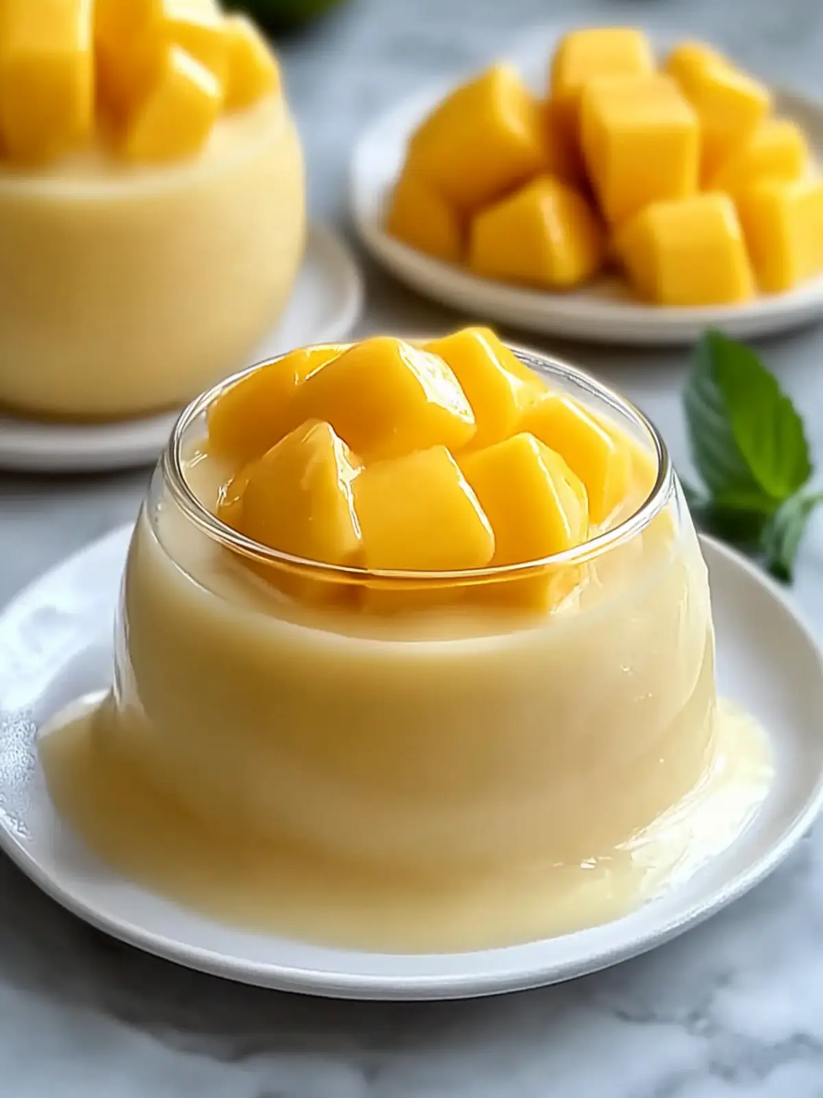 Easy Simple Mango Pudding for a Delightfully Creamy Treat 3 Easy Simple Mango Pudding