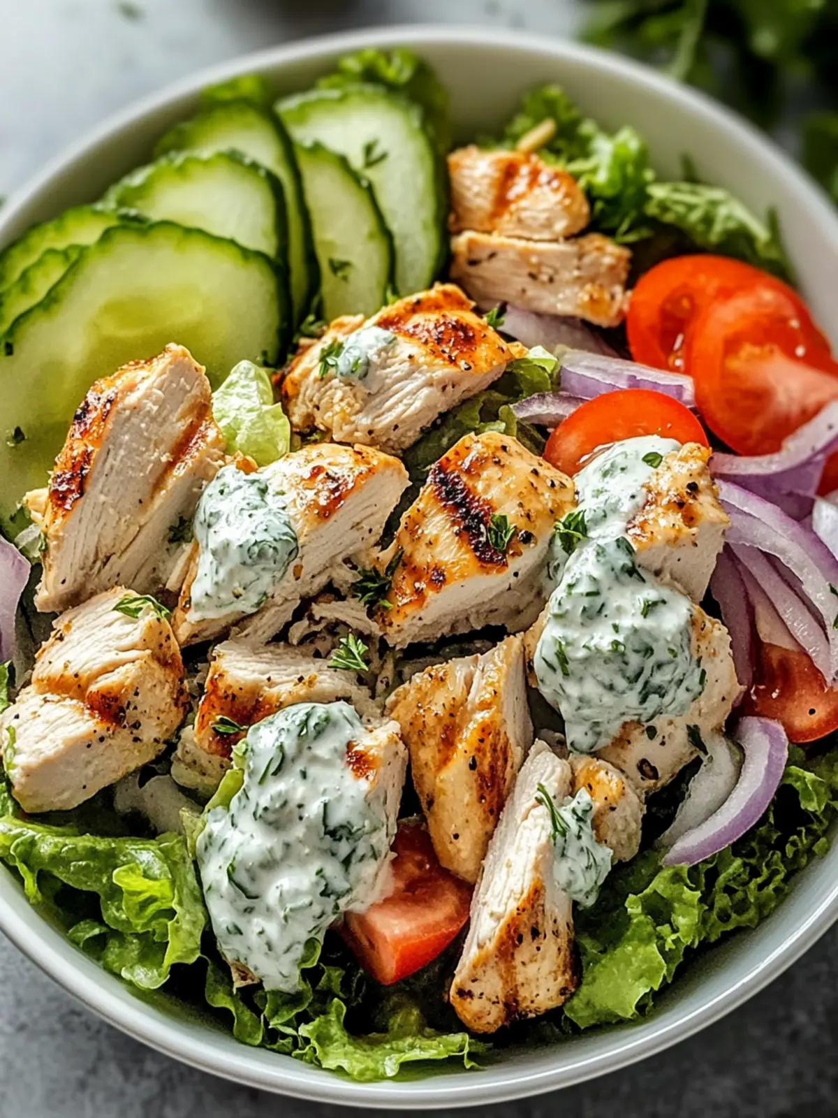 Zesty Tzatziki Chicken Salad for a Refreshing Meal Boost 3 TZATZIKI CHICKEN SALAD
