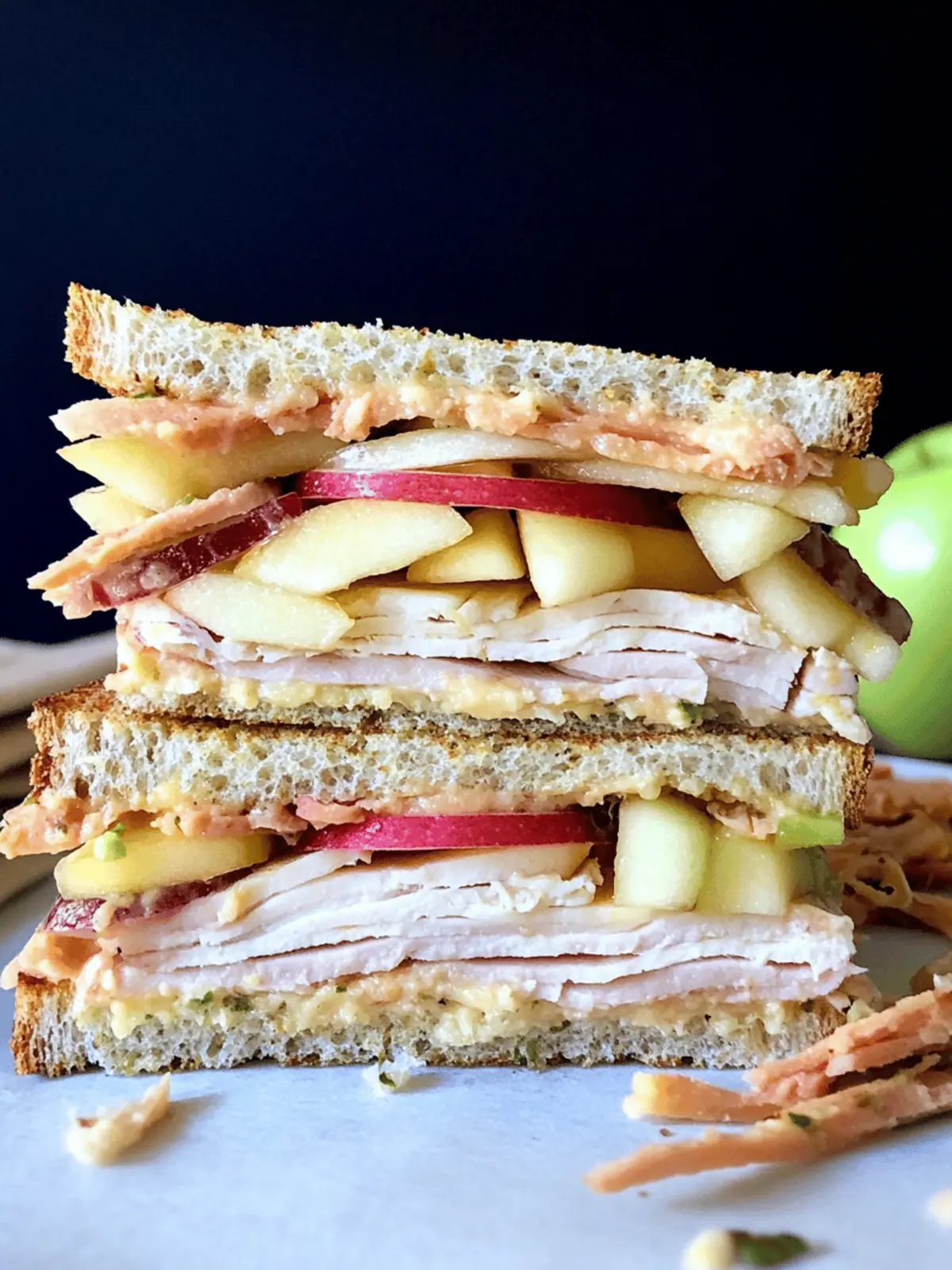 Savory Turkey Apple Cheddar Sandwich You ll Love Every Bite 3 Turkey Apple Cheddar Sandwich