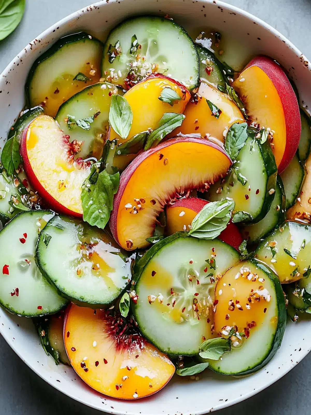 Spicy Peach Cucumber Salad for a Refreshing Summer Feast 2 Spicy Peach Cucumber Salad