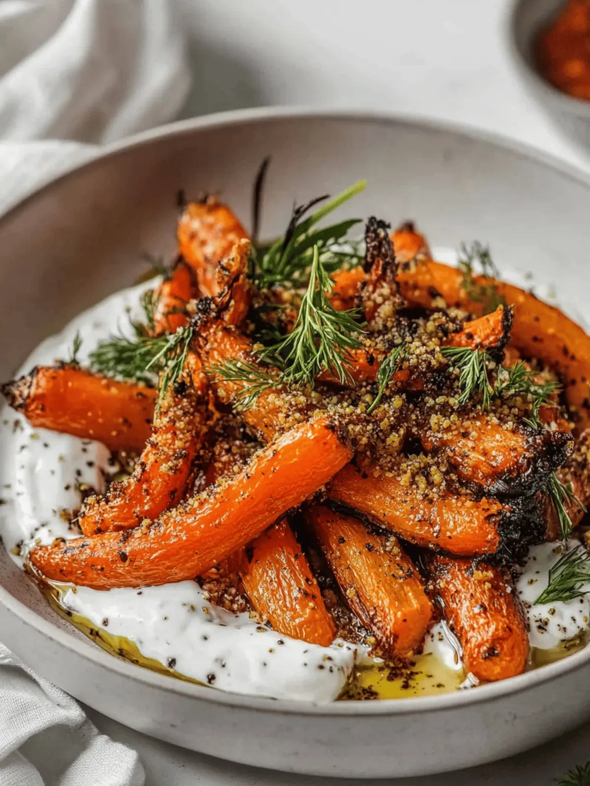 Sticky Roasted Carrots with Tahini Yoghurt You ll Adore 4 Sticky Roasted Carrots with Tahini Yoghurt