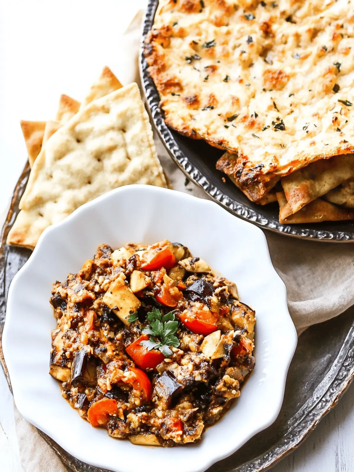 Zaalouk: Savory Eggplant and Tomato Dip You'll Love 2 Zaalouk Eggplant and Tomato Dip