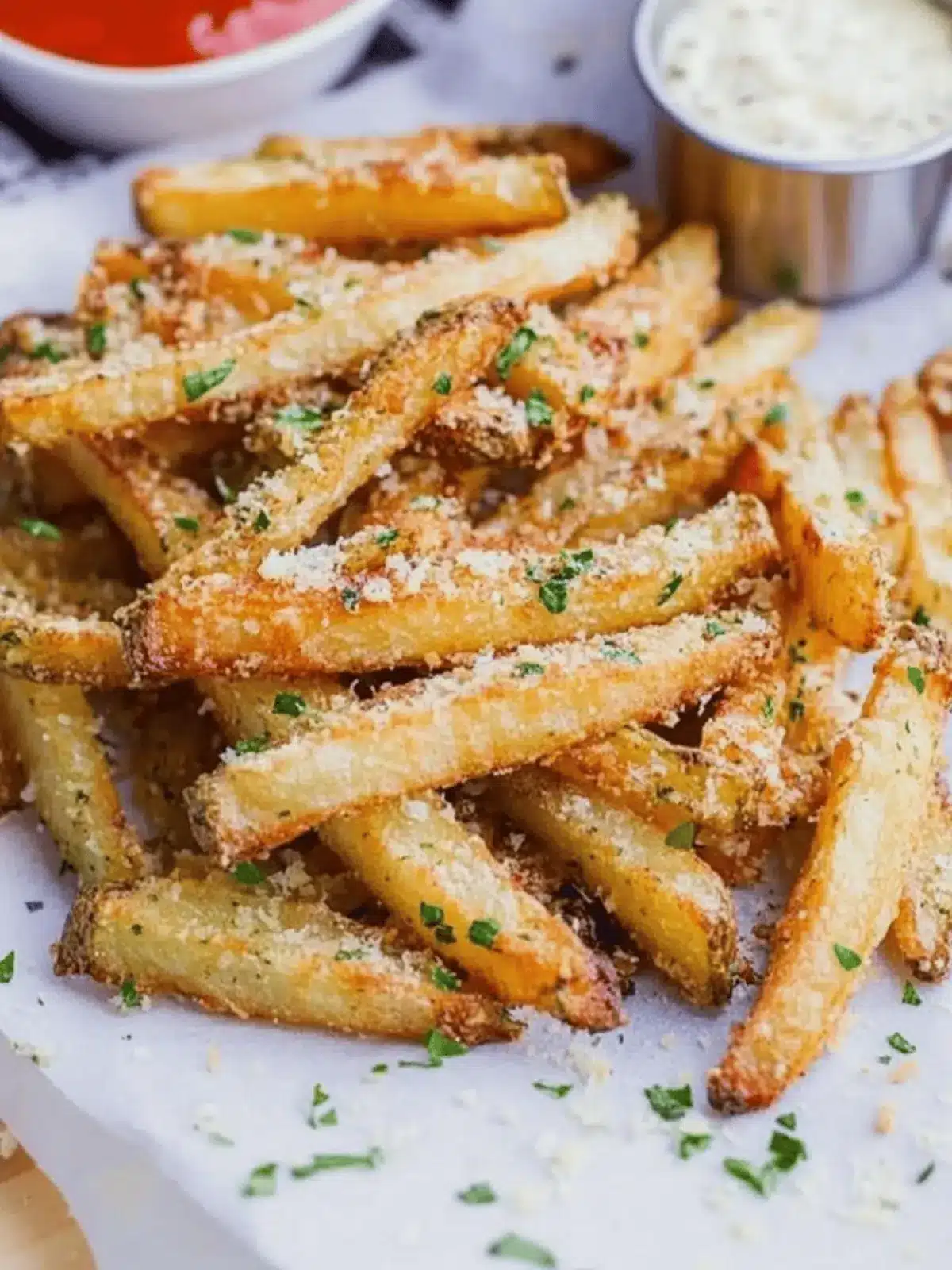 Garlic Parmesan Fries: Easy Baked Goodness You ll Crave! 4 Garlic Parmesan Fries