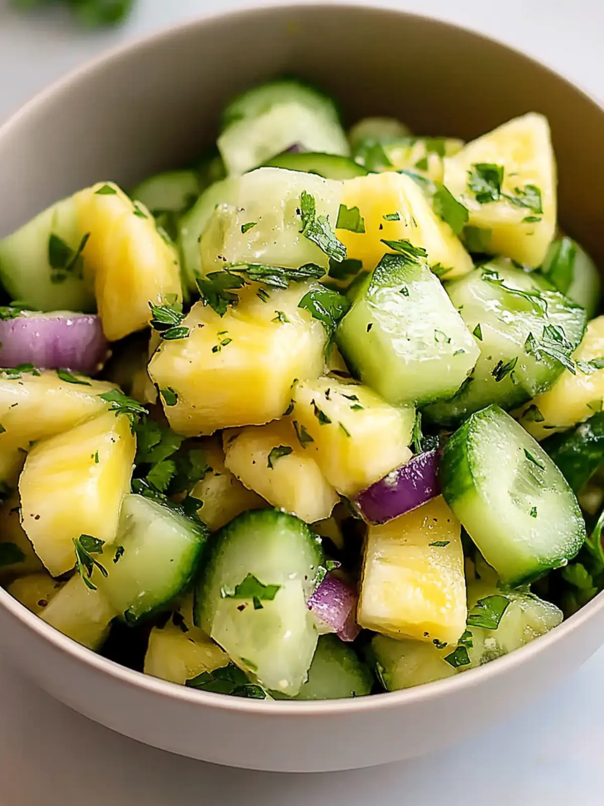 Sweet Pineapple Cucumber Salad for a Refreshing Summer Boost 4 Sweet Pineapple Cucumber Salad